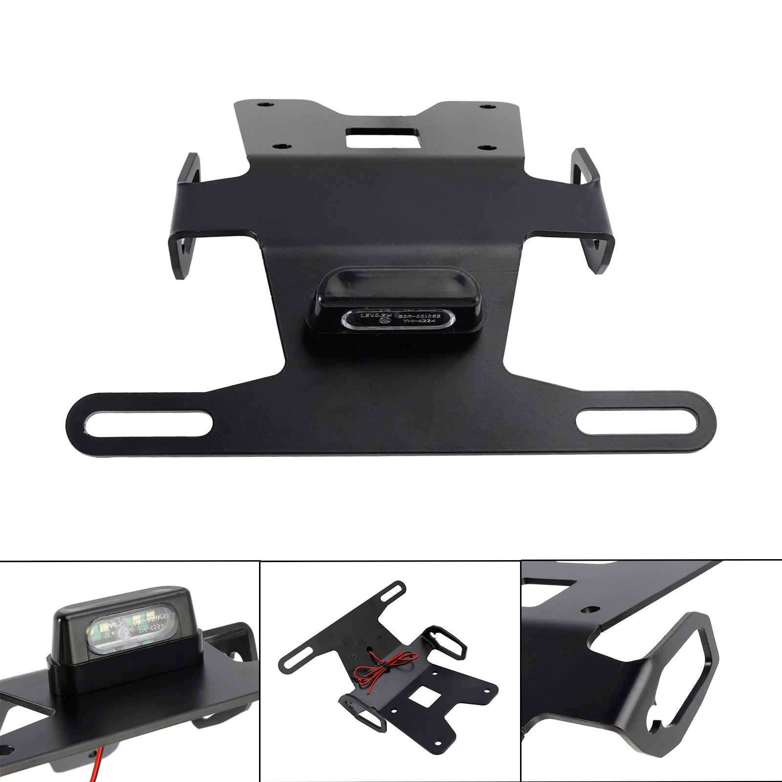 Aluminum Alloy License Plate Holder Frame Bracket fit for KAWASAKI Z650RS 2022-2024