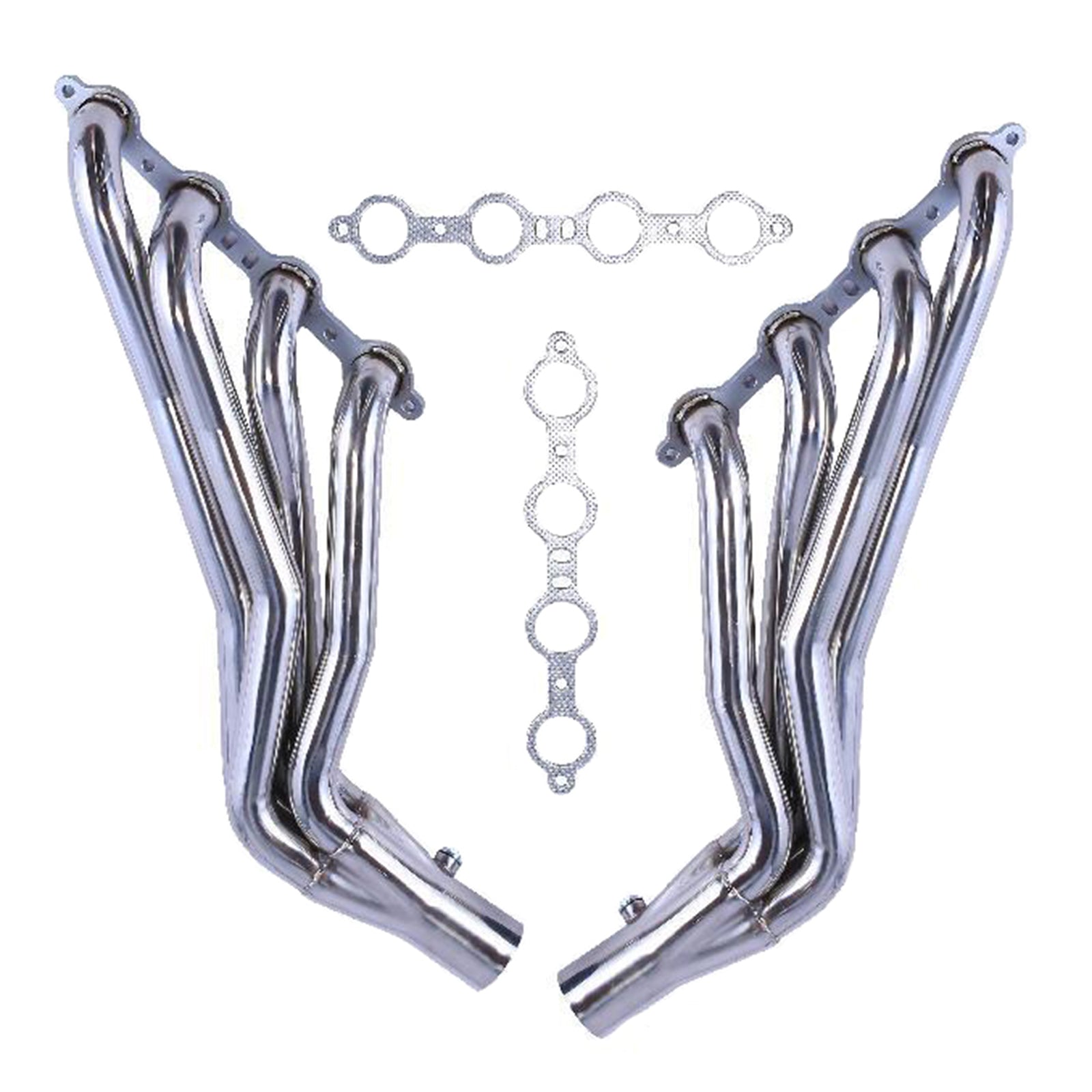 LS2 LS3 Exhaust Manifold Header Fit Chevy C10 LS LS1 LS6 Long Tube 1-7/8