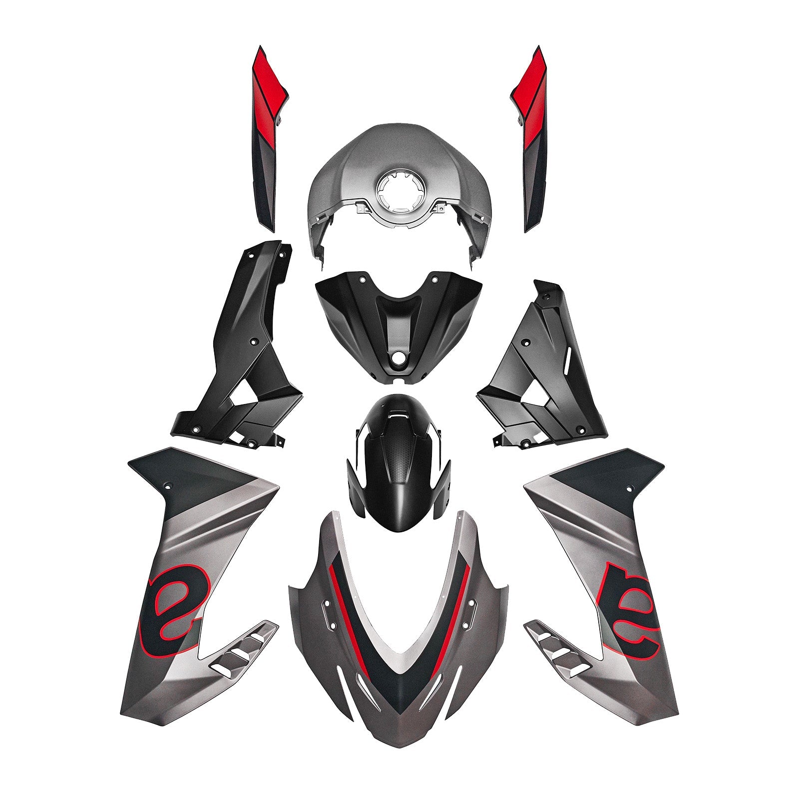 Injection ABS Plastic Bodywork Fairing Kit for Aprilia RS457 2024-2025 10#
