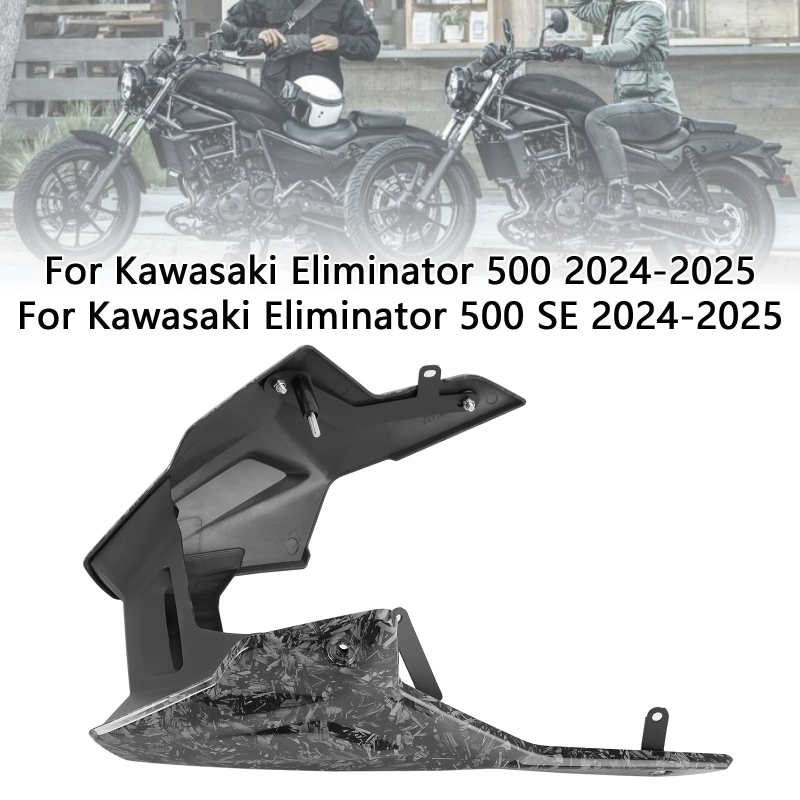 2024-2025 Kawasaki Eliminator 400/450/500 Lower Fairings Full Belly Pan