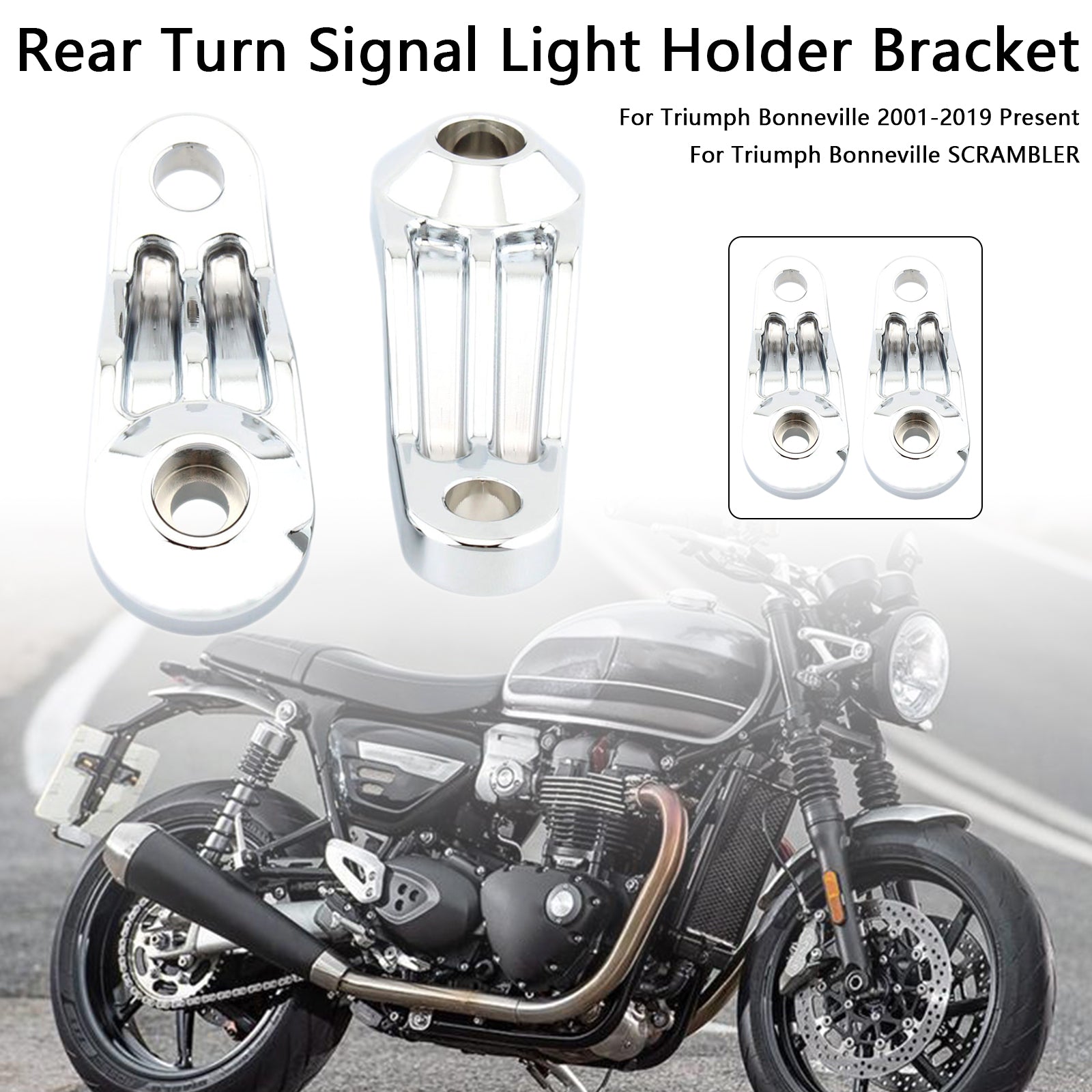 Rear Turn Signal Light Holder Bracket For Bonneville SE T100 T120