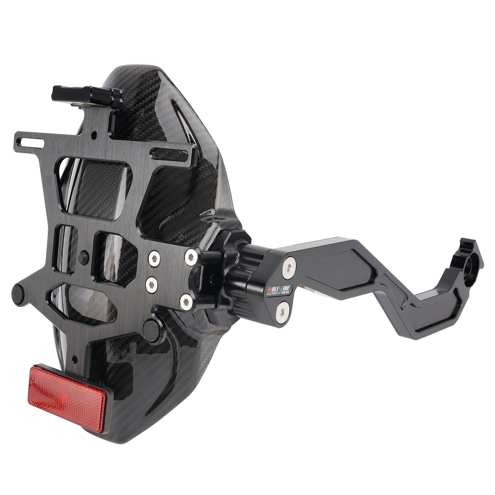 2024-2025 Honda CB650R Real Carbon Fiber Rear Fender Bracket LED