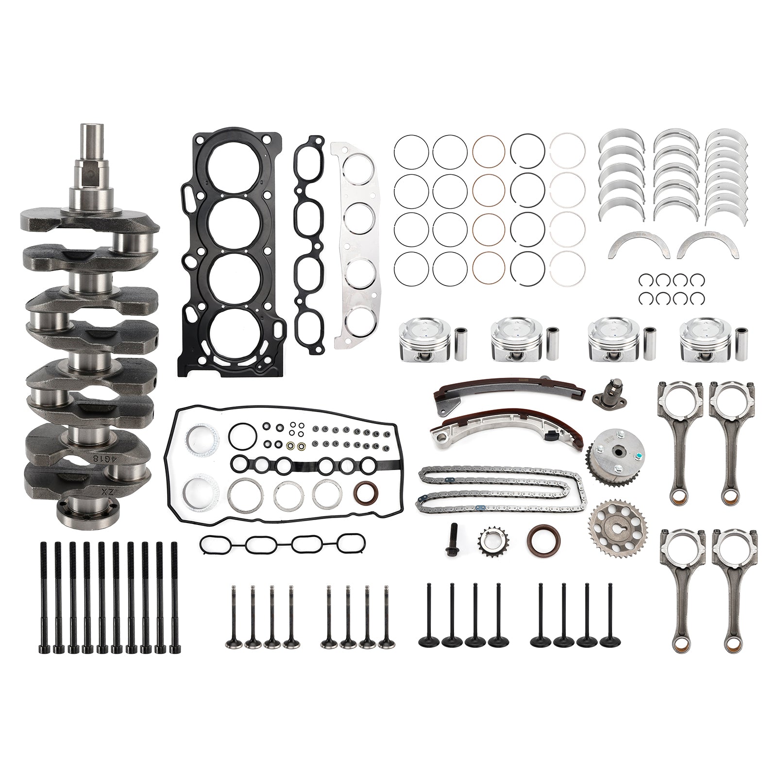 2003-2008 TOYOTA MATRIX XR 1.8L Engine Rebuild Overhaul Kit 1ZZ-FE 11071-22010 13401-22020 Generic
