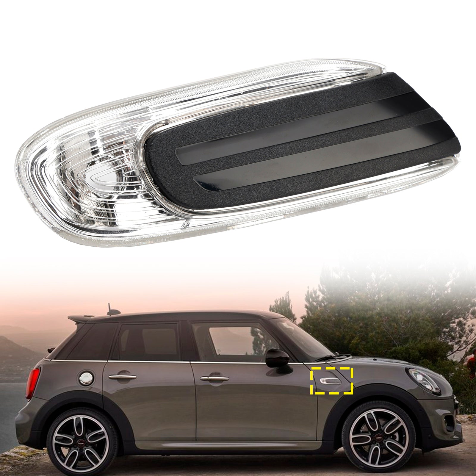 Direction Additional Turn Indicator Lamp White Right For BMW Mini F55 F56 F57