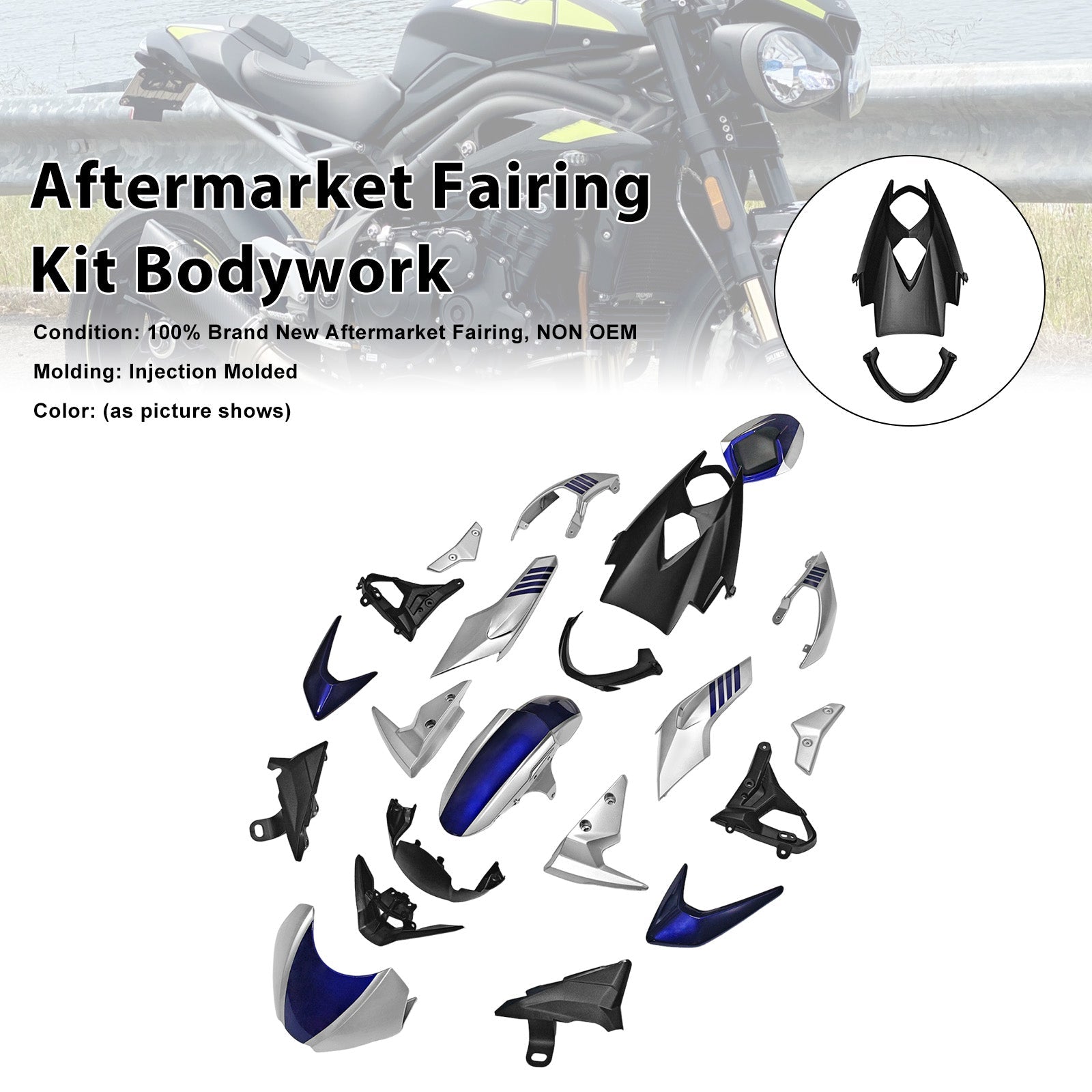 2020-2022 for Street Triple 765 R/RS Injection Bodywork Fairing Kit