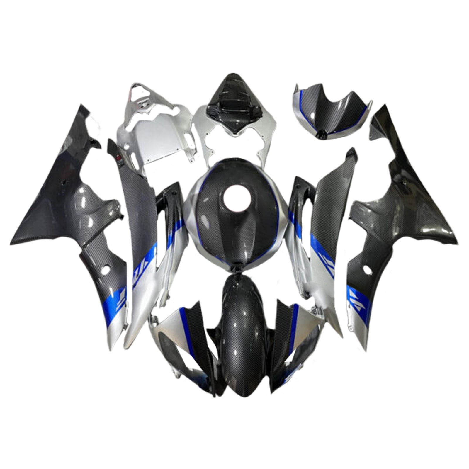 Injection Fairing Kit Bodywork Plastic ABS For Yamaha YZFR6 YZF-R6 2008-2016