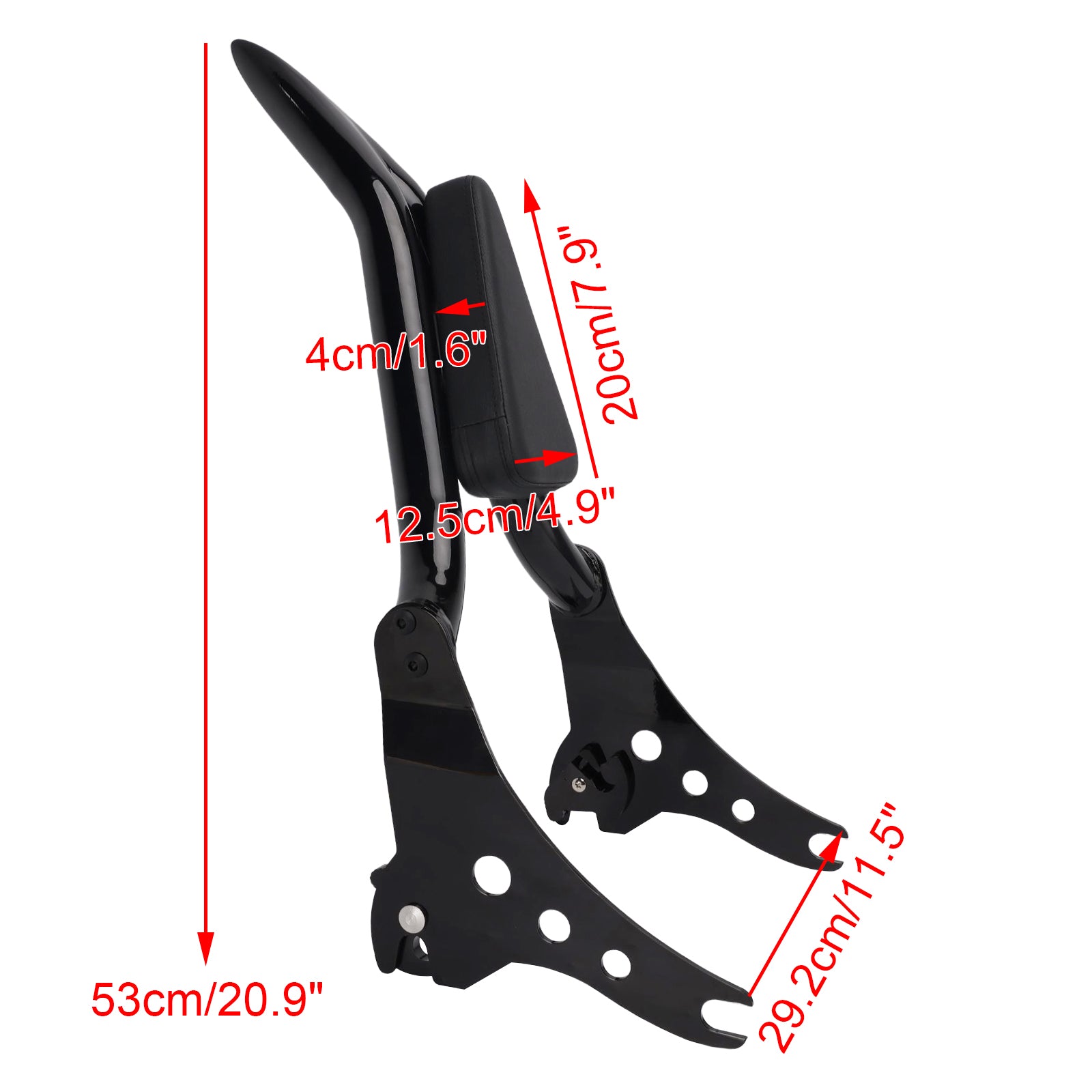 2018-2020 FXBB 107 Passenger Sissy Bar Backrest