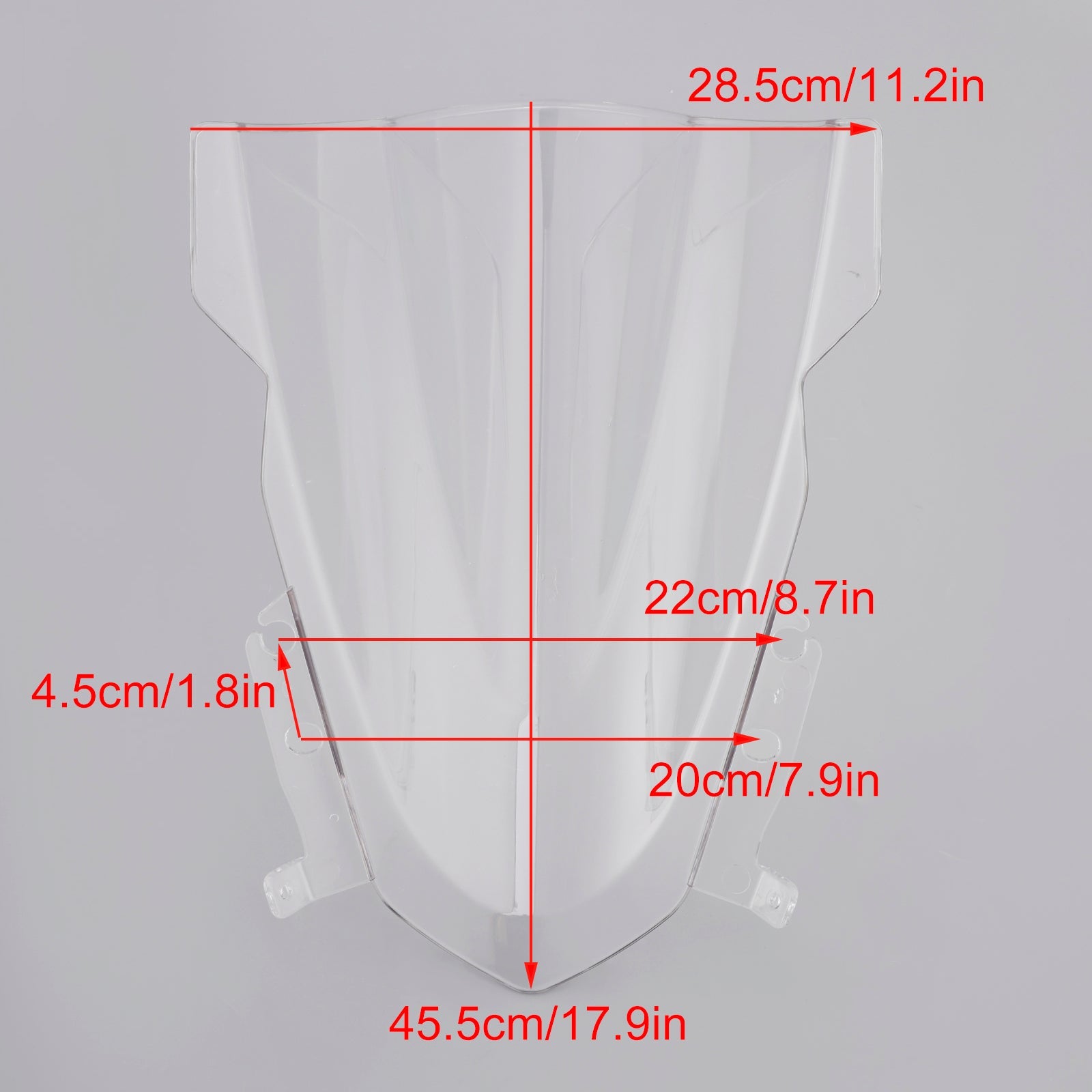 2024-2025 Daytona 660 Motorcycle Windshield WindScreen