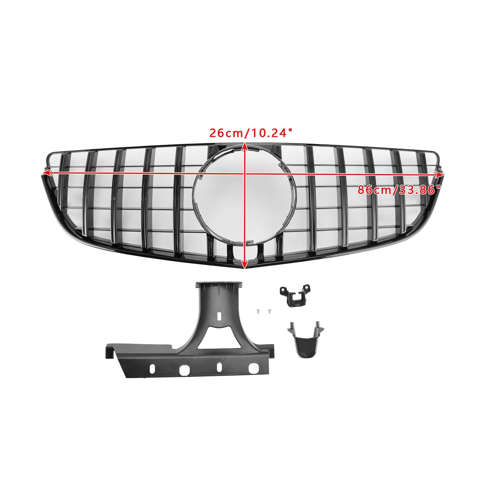 2014-2017 Mercedes E-CLASS W207 Coupe GT Style Front Bumper Grille Grill