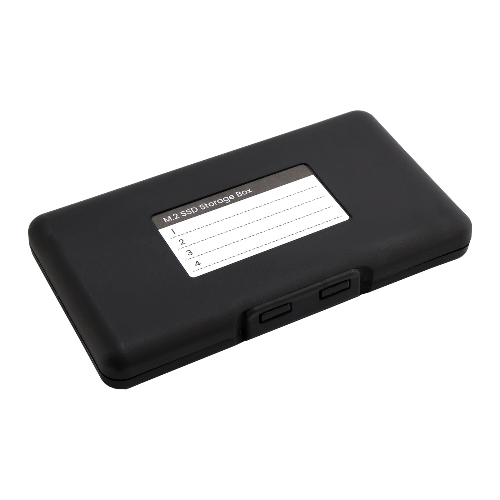 M2 Hard Drive Protection Box Solid State Drive Box Shockproof Waterproof Black