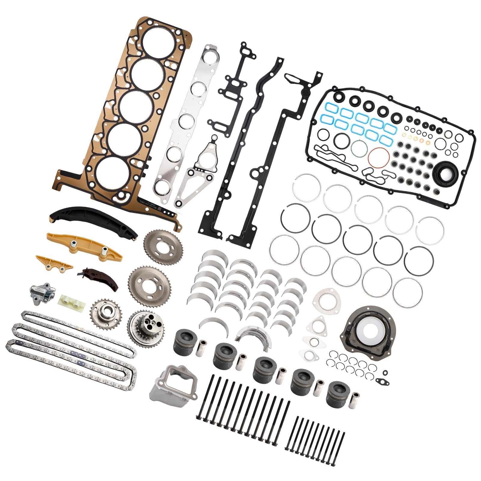 Ford Ranger P5AT with 3.2L 5cyl Turbo Diesel Engines P5AT 3.2L Engine Rebuild Kit With Timing Kit