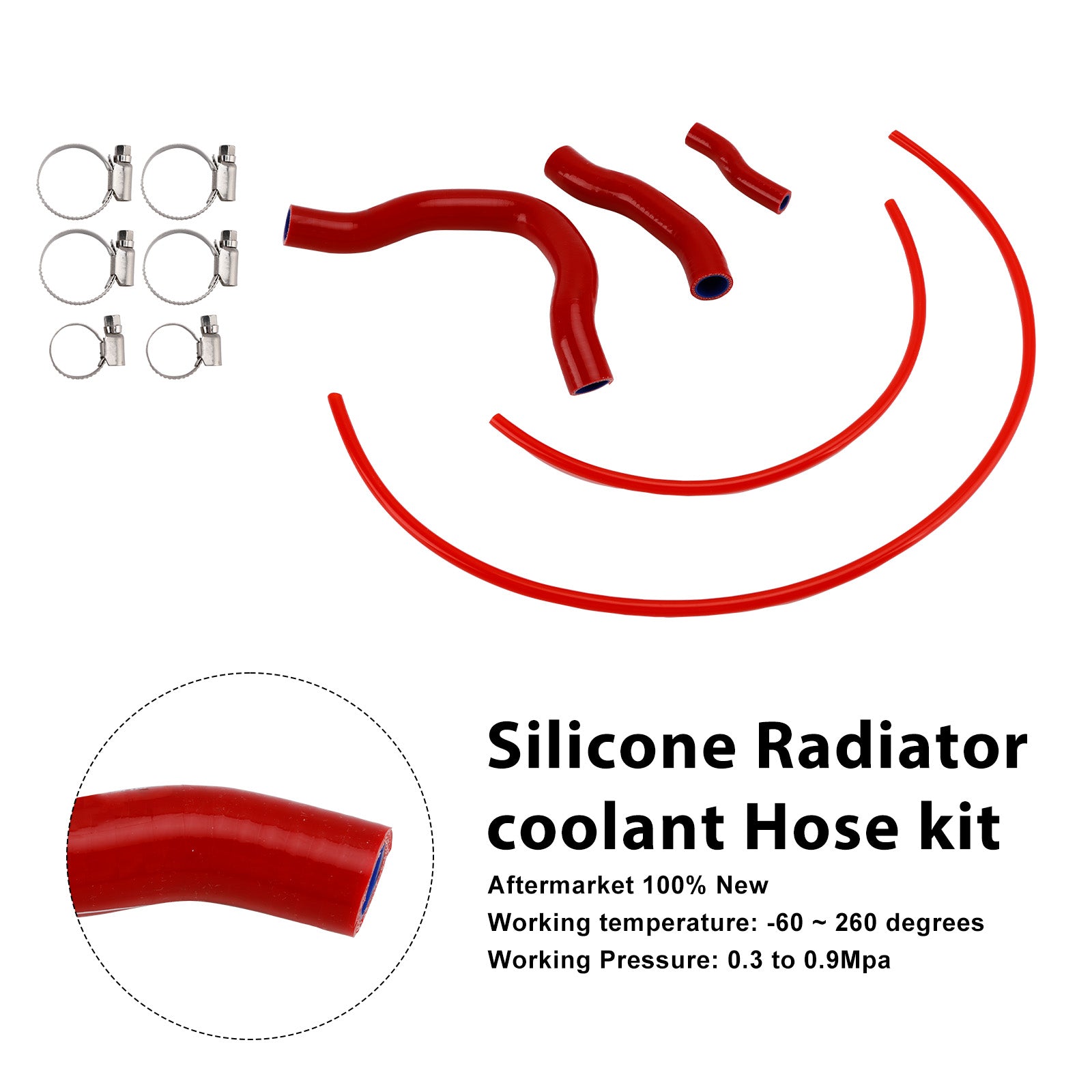 2023-2025 Honda CB750 Hornet Silicone Radiator coolant Hose