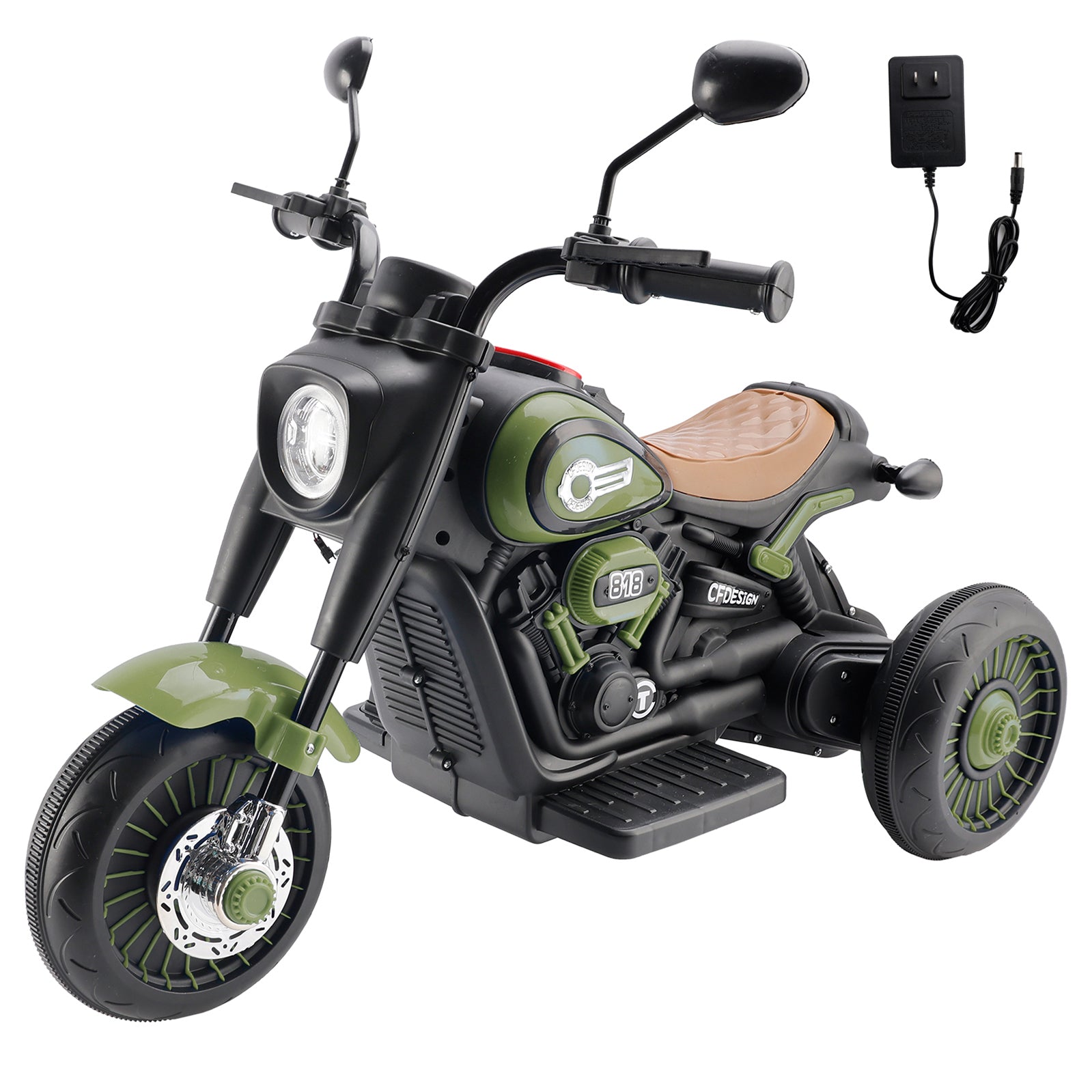 3Wheel 6V Kid Ride On Motorcycle Electric Toy With Colorful Light And Music