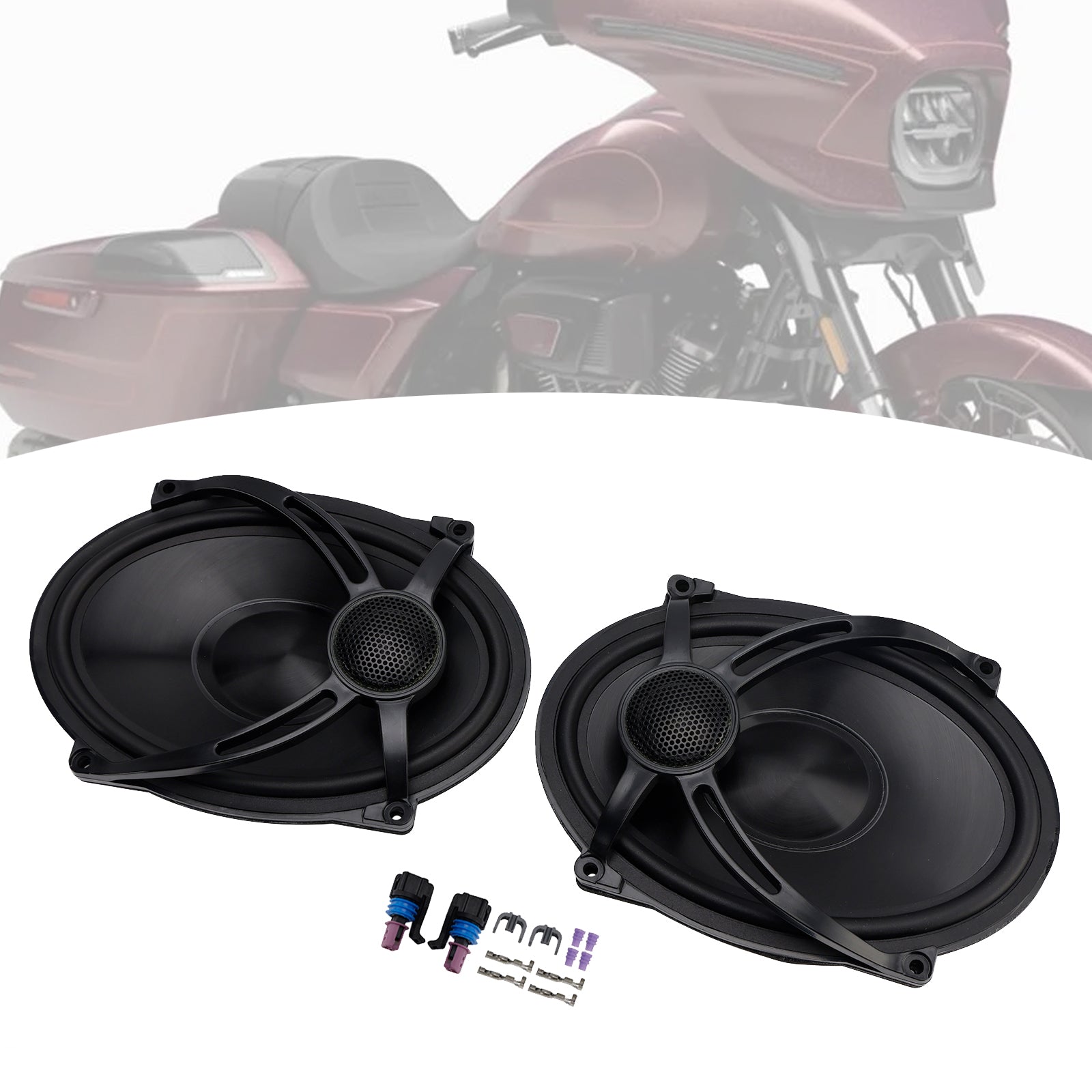 1994-2024 Touring Road Glide Flhr 2X 5"X7" Saddlebag Lid Speakers Kit