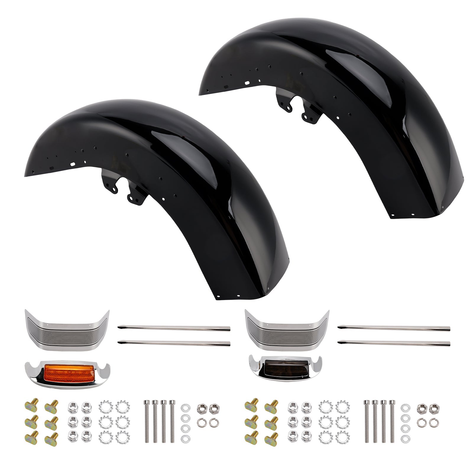 2014-2024 Touring Electra Glide Ultra Limited Steel Front Fender Mudguard