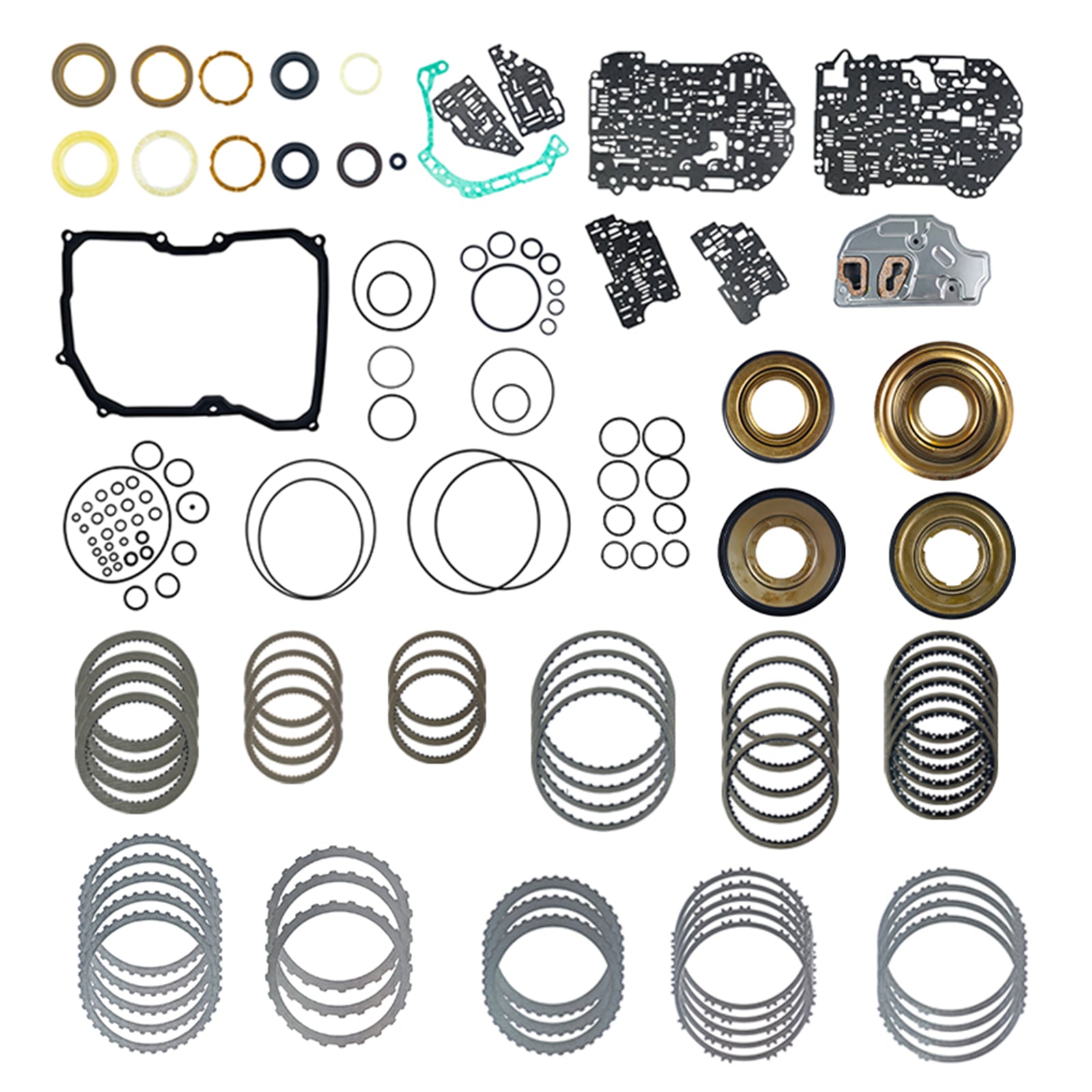 09G Transmissions Master Rebuild Kit Gasket Clutch Set For VW Audi 6 AT TF60SN
