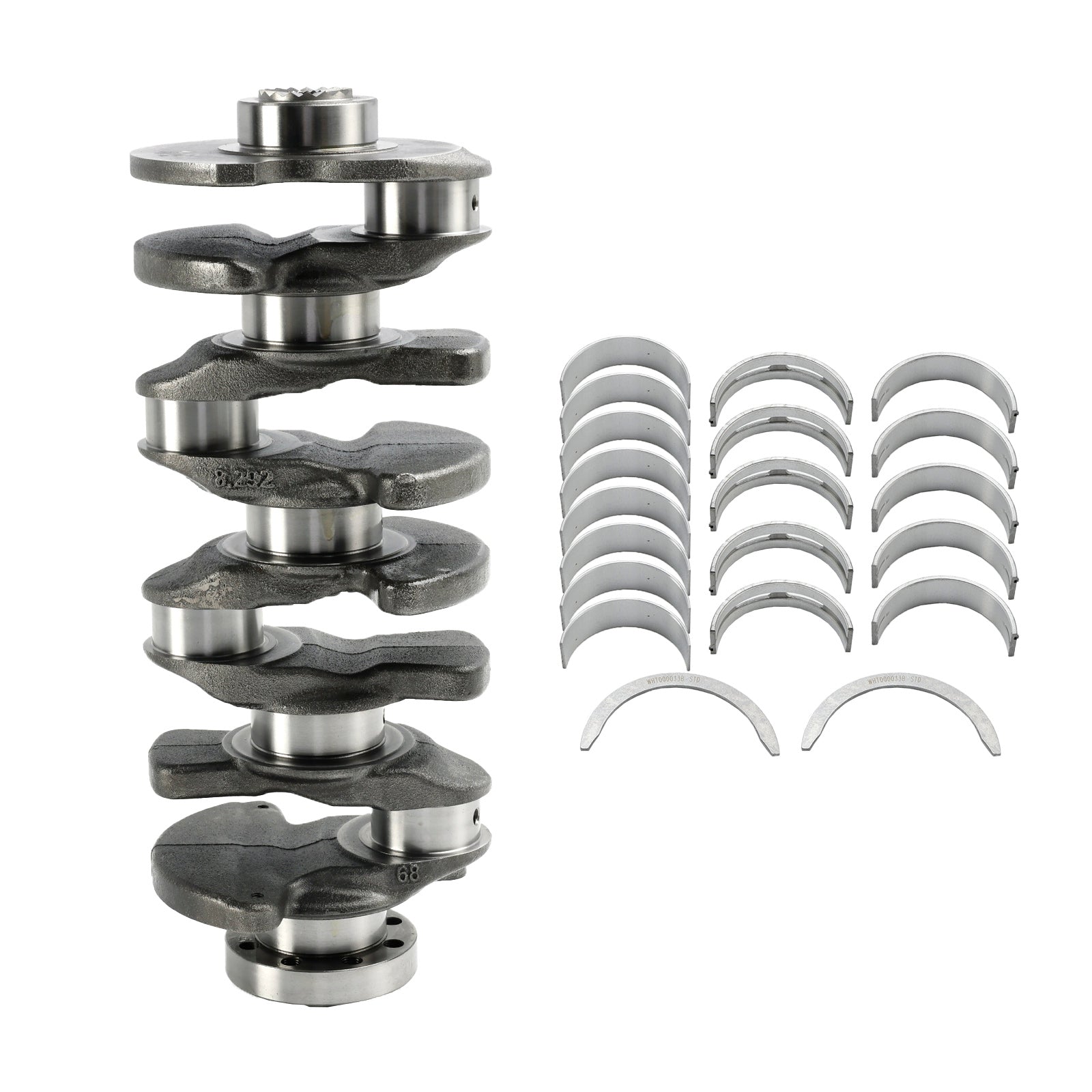 Engine Crankshaft w/Bearing 06H105021M for VW Passat 2.0L 2008-2010 Sedan & Wagon A/T & M/T FWD Komfort Lux Turbo