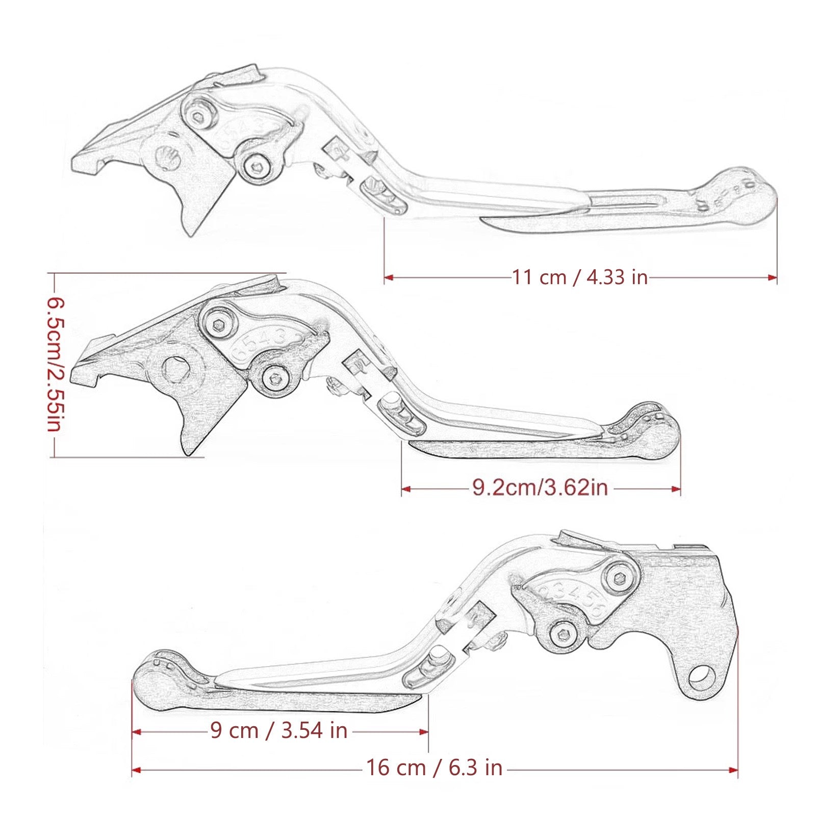 Adjustable Clutch Brake Lever fit for VOGE DS900X 900DSX 2024-2026