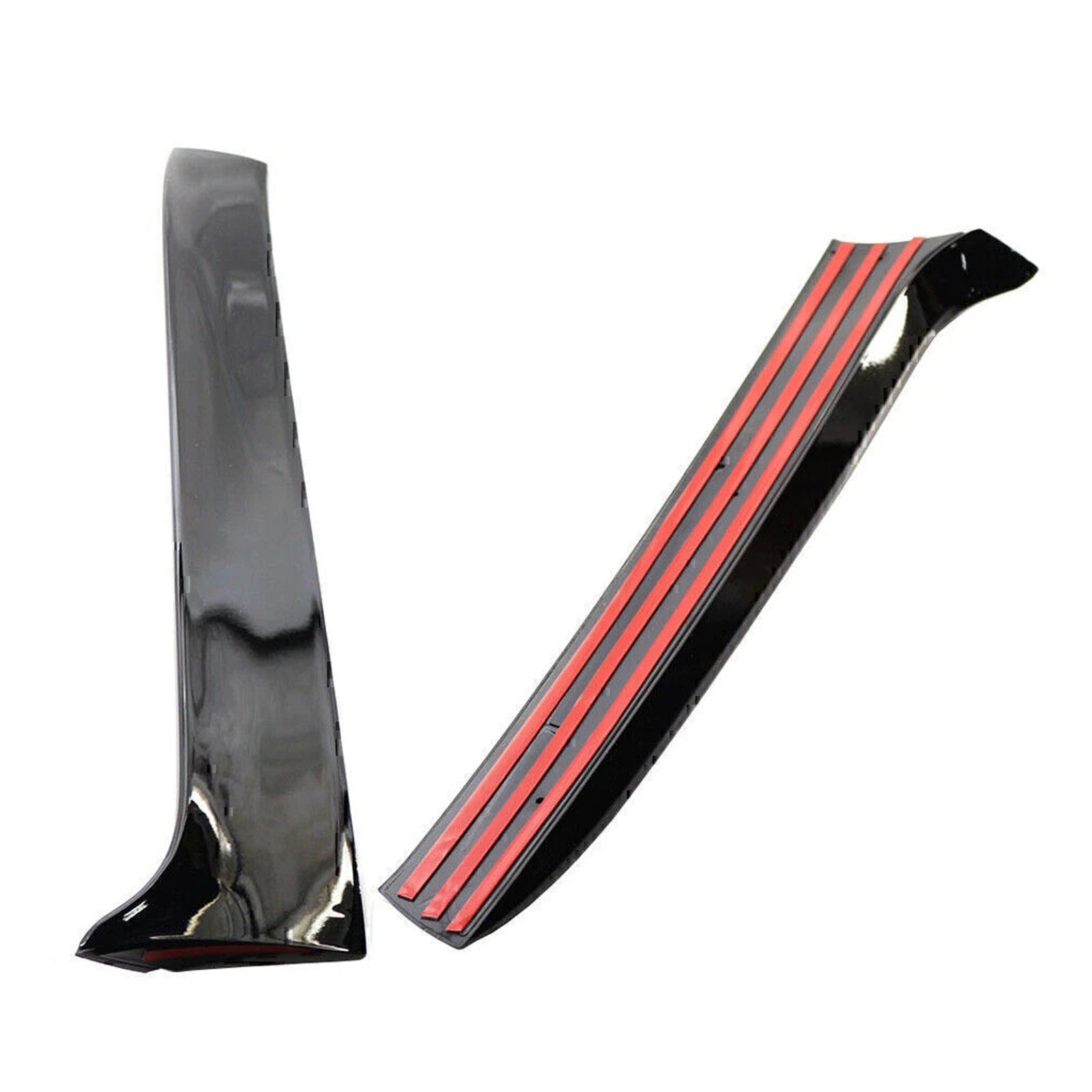 2013-2017 VW Golf 7 Variant Wagon Gloss Black Pair Rear Window Side Wing Spoiler