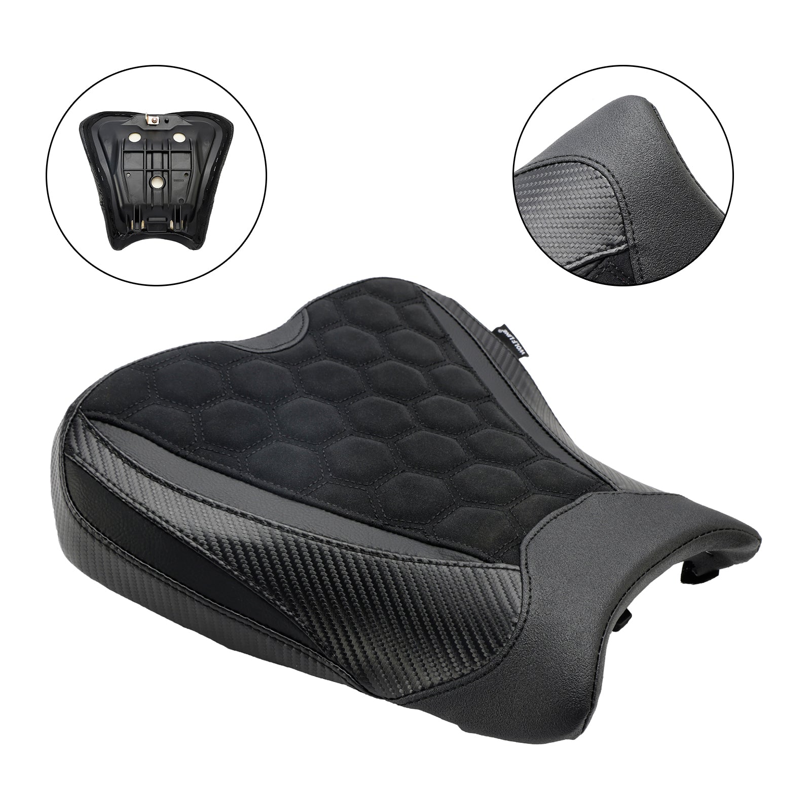 2023 KAWASAKI Ninja ZX-4R ZX-4RR Front Driver Seat Raider Cushion Pu Blacka