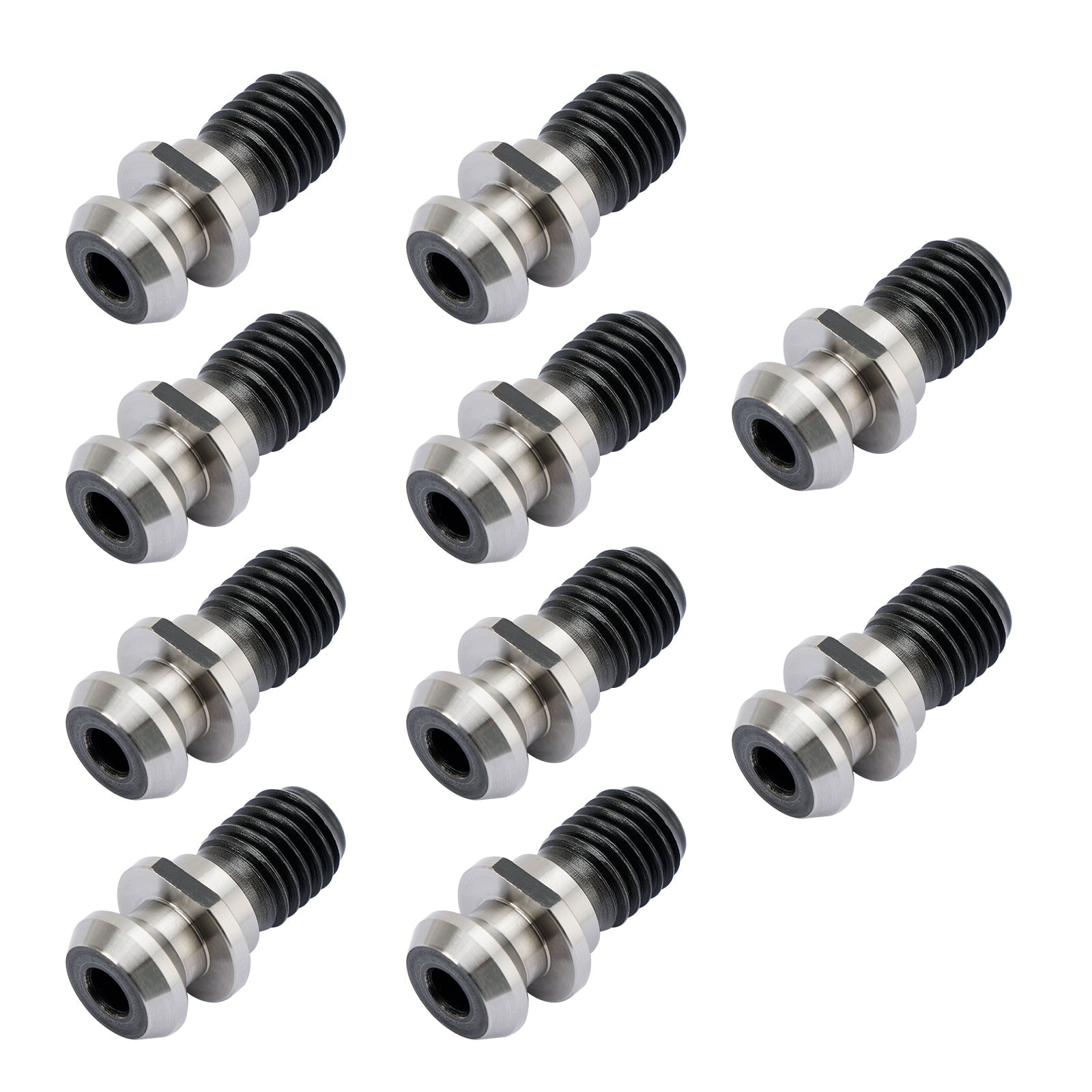 10Pcs CAT40 45~ 0.740" Coolant Pull Stud Retention Knob For Mazak Fadal Silver