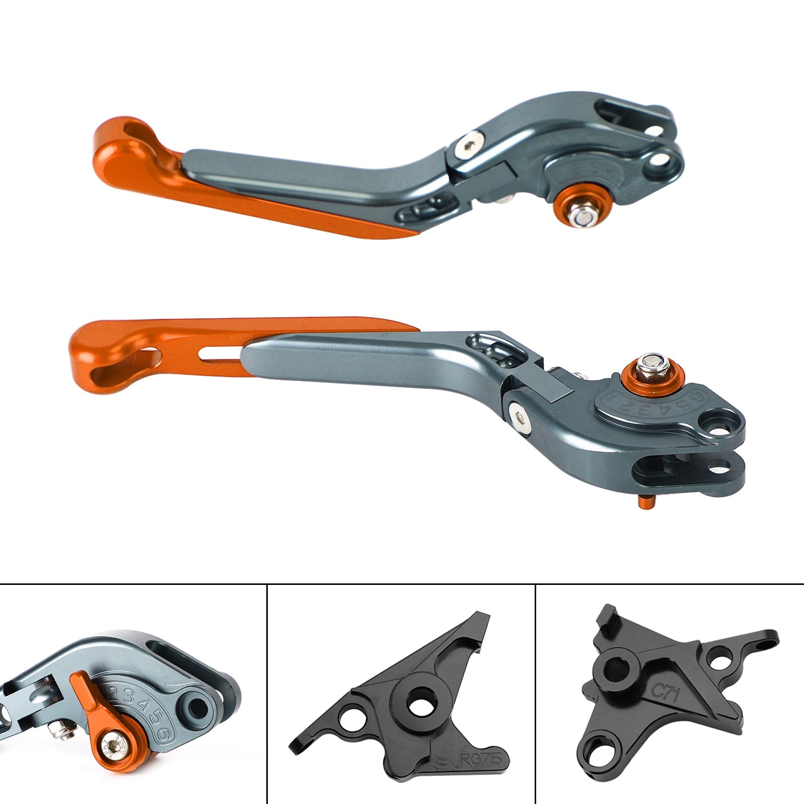 BMW R Nine T /Pure /Racer 2017-2023에 적합한 조절 식 클러치 브레이크 레버