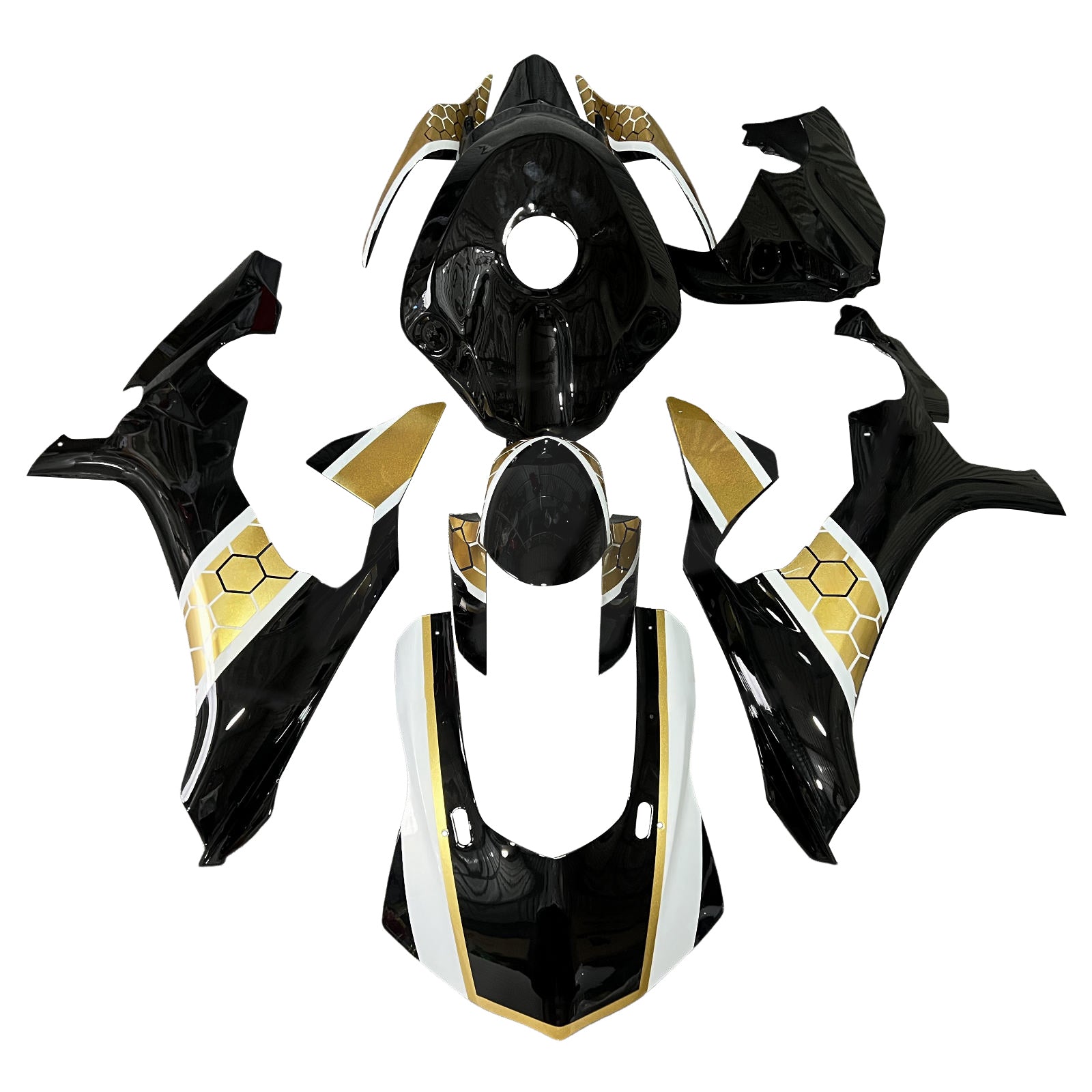 Injection Fairing Kit Bodywork Plastic ABS For Yamaha YZFR1 YZF-R1 2015-2019