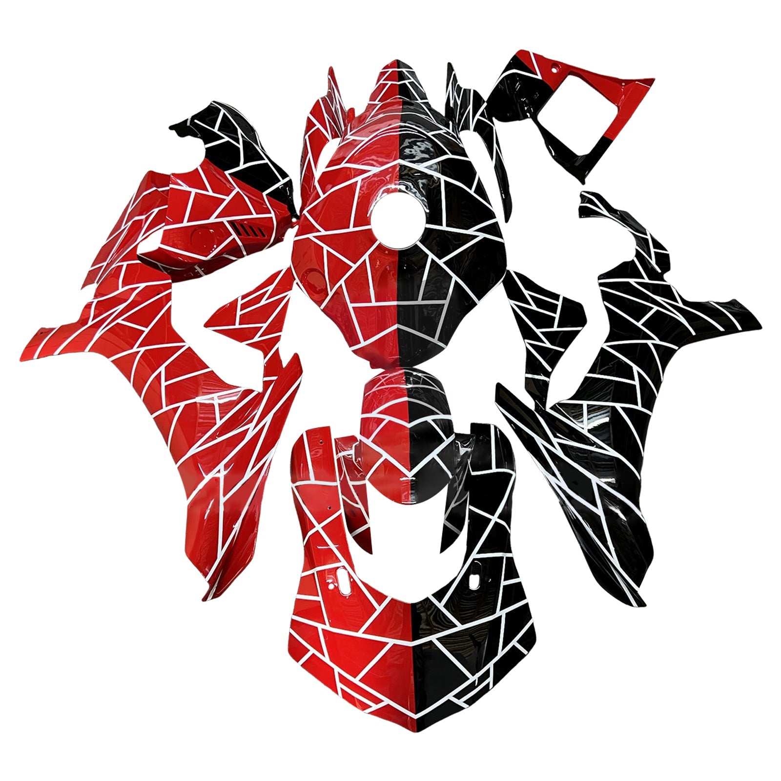 Injection Fairing Kit Bodywork Plastic ABS For Yamaha YZFR6 YZF-R6 2008-2016