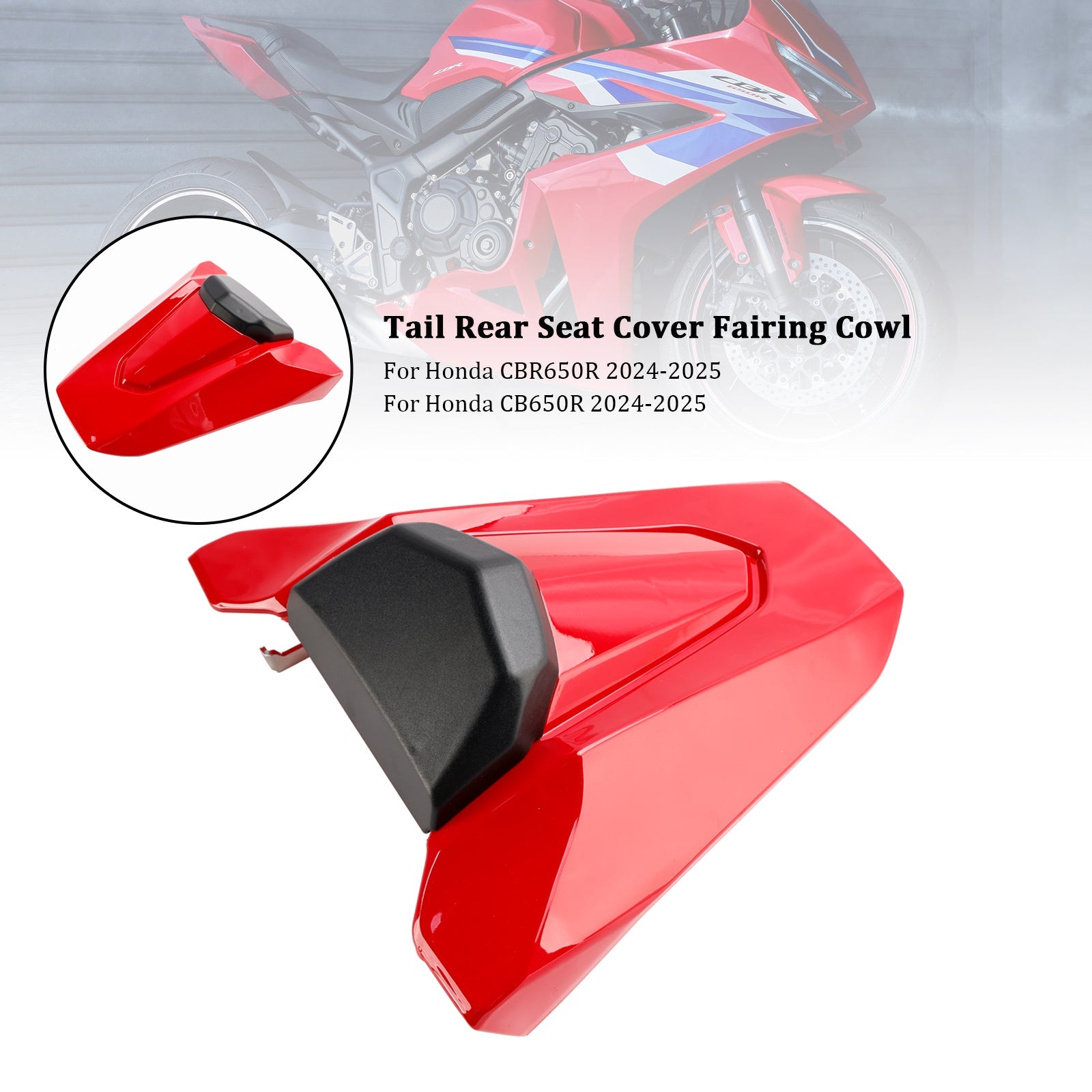 Honda CBR650R CB650R 2024-2025 Rear Tail Seat Fairing Cover