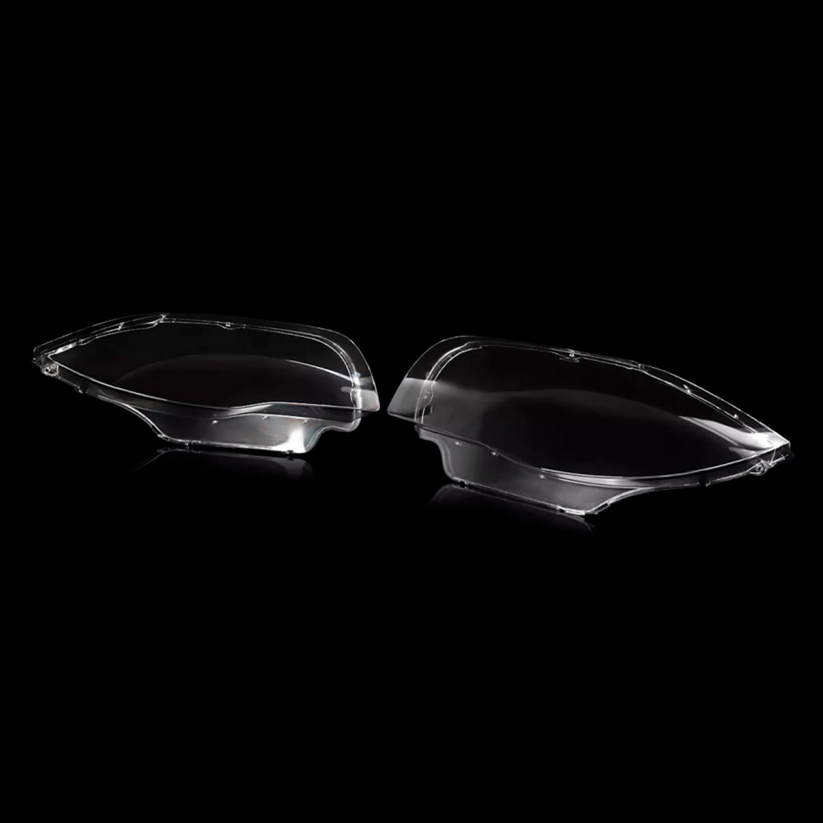 2003-2011 BMW 1-Series E81 E82 E87 E88 2PCS Front Headlight Glass Clear Cover 63126924486,