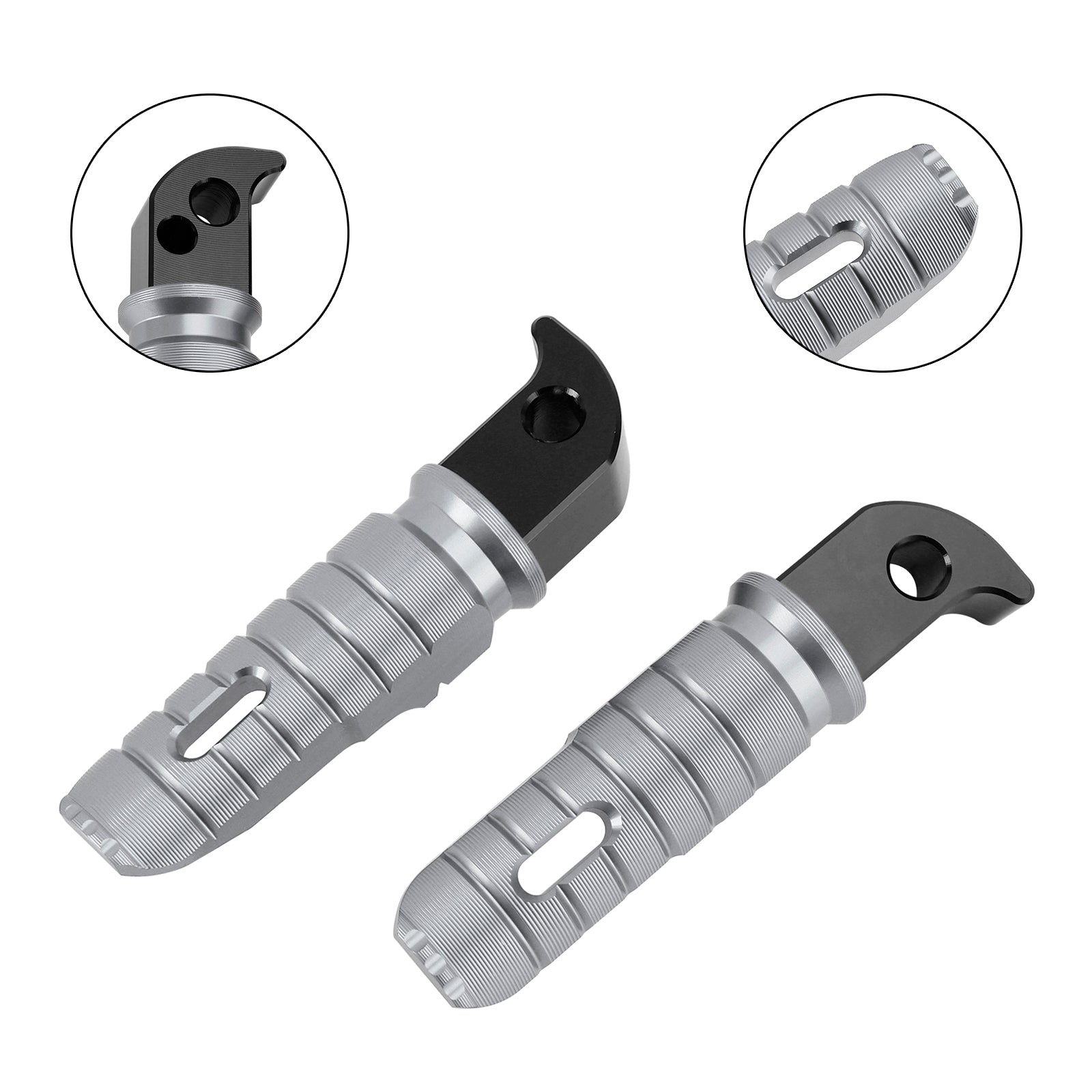 Rear Footrests Foot Peg fit for Yamaha YZF R7 MT07 MT09 Tracer 9/ GT/ GT+ 21-24