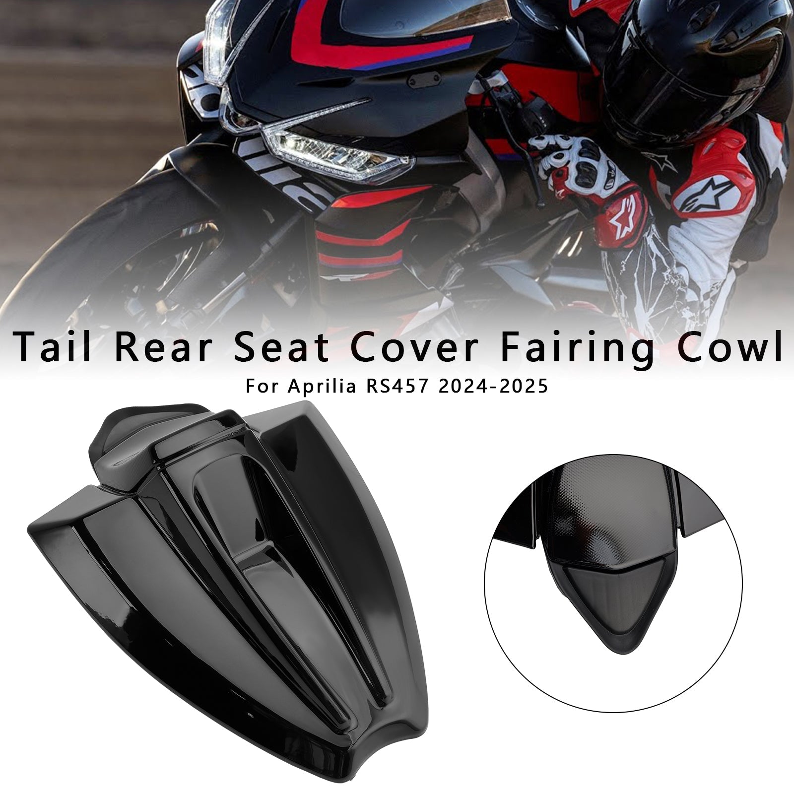 2024-2025 Aprilia RS 457 Tail Rear Seat Cover Fairing Cowl