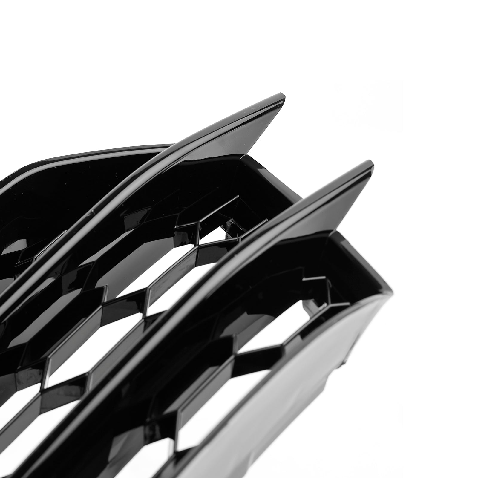 2010-2014 Audi A1 Front Bumper Honeycomb Fog Grille Cover Black