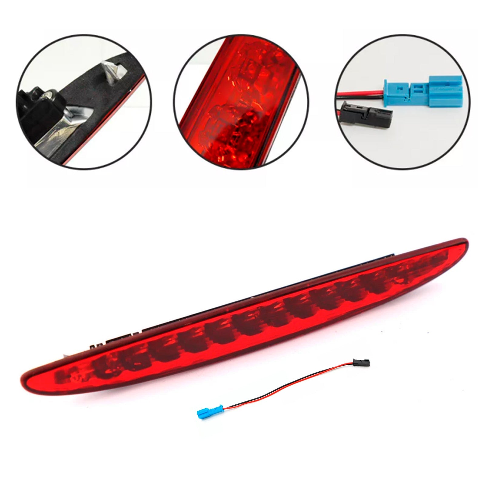 Third 3rd Brake Stop Light Taillight Lamp Red For Mini Cooper R50 R53 02-06