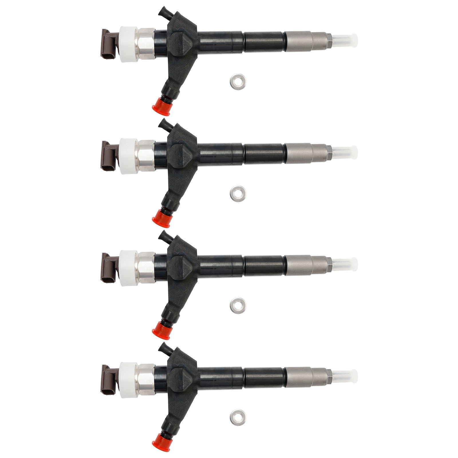 4PCS Fuel Injector 095000-6250 Fit Nissan Navara D22 D40 Diesel 16600-EB70A