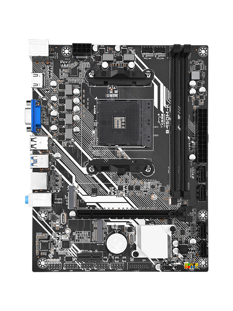 B450M-K Computer Motherboard Desktop DDR4 AM4 CPU WIFI NVME Gigabit Network Card