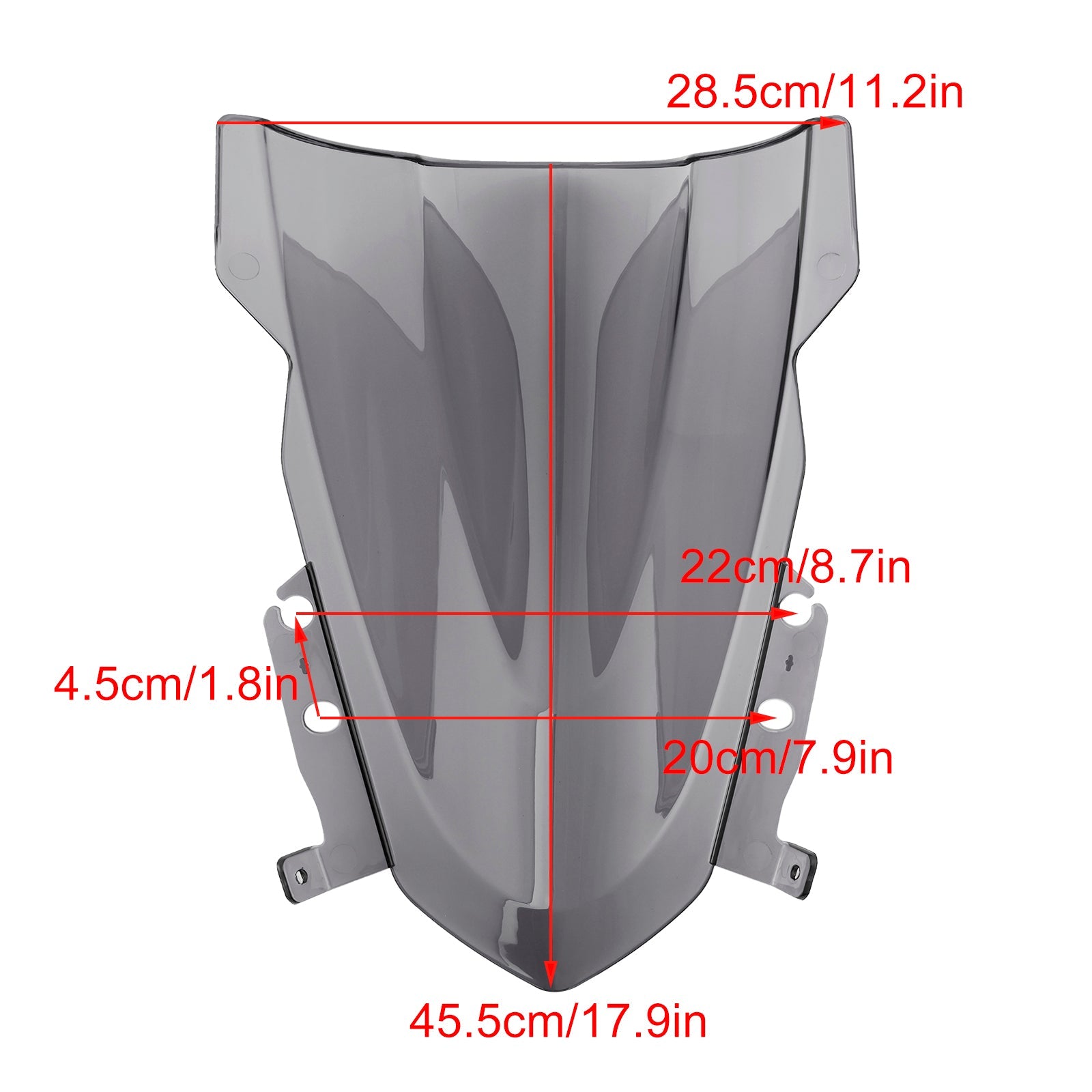 2024-2025 Daytona 660 Motorcycle Windshield WindScreen