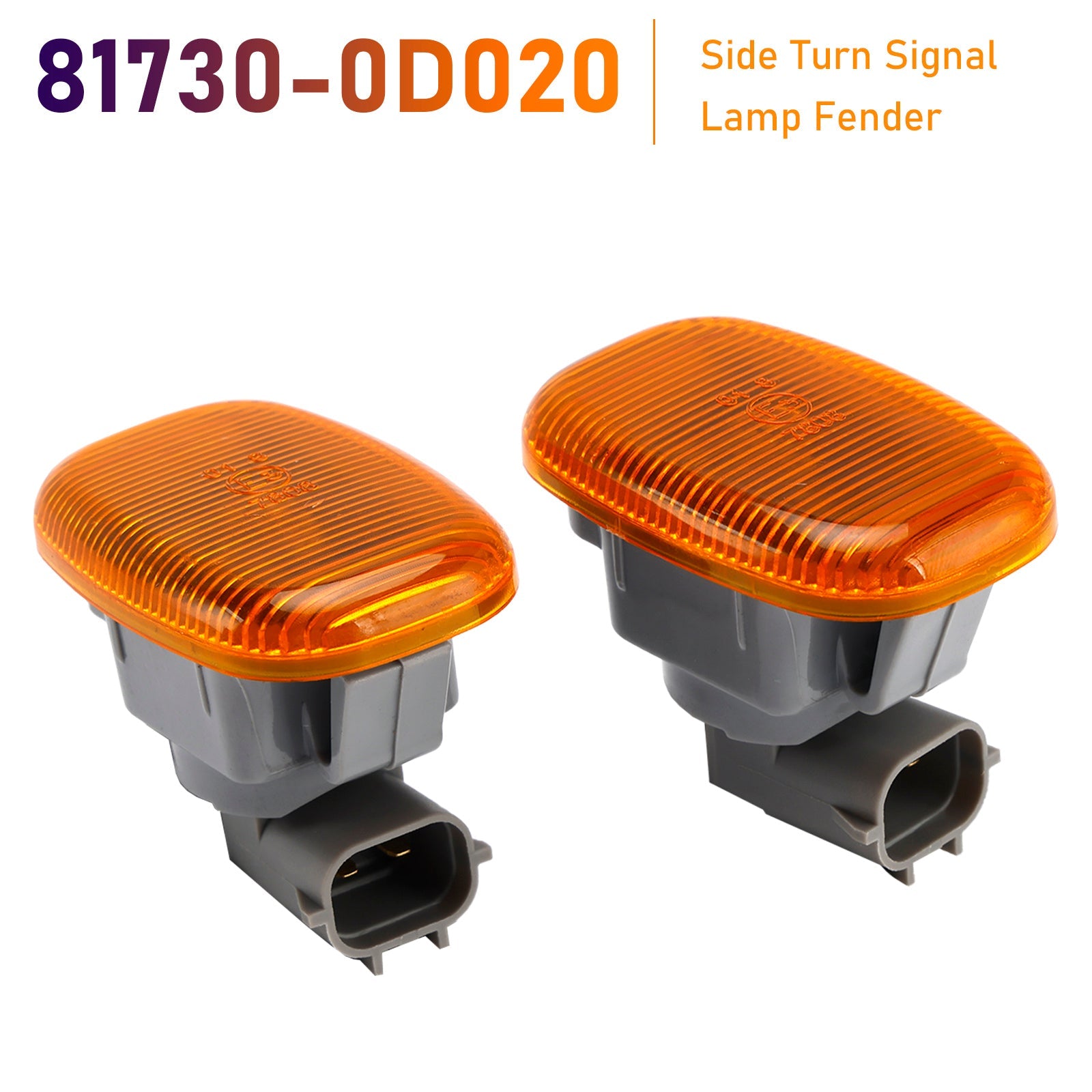 Side Turn Signal Lamp Fender Light for Toyota Corolla Camry MR2 81730-0D020