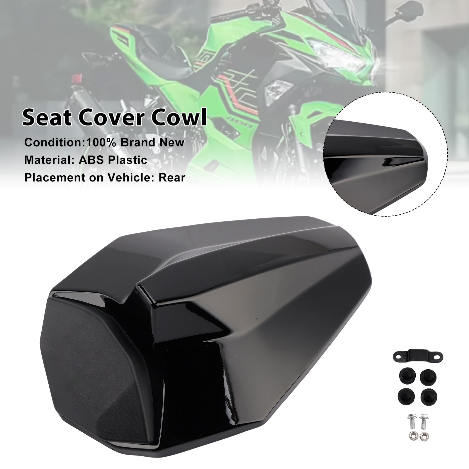 Racing Tail Rear Seat Fairing Cowl for Kawasaki ZX25R ZX4R ZX4RR 2020-2025