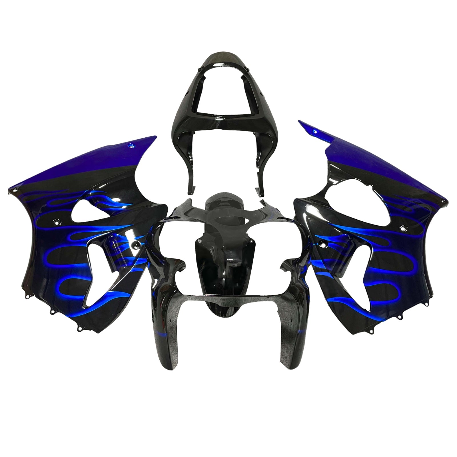 Injection Fairing Kit Bodywork For Kawasaki ZX6R 636 2000-2002 ZZR600 2005-2008