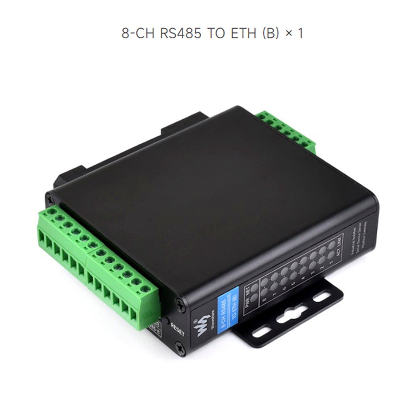 Industrial Isolated Serial Port Module Eight-Way RS485 to RJ45 Ethernet Gateway
