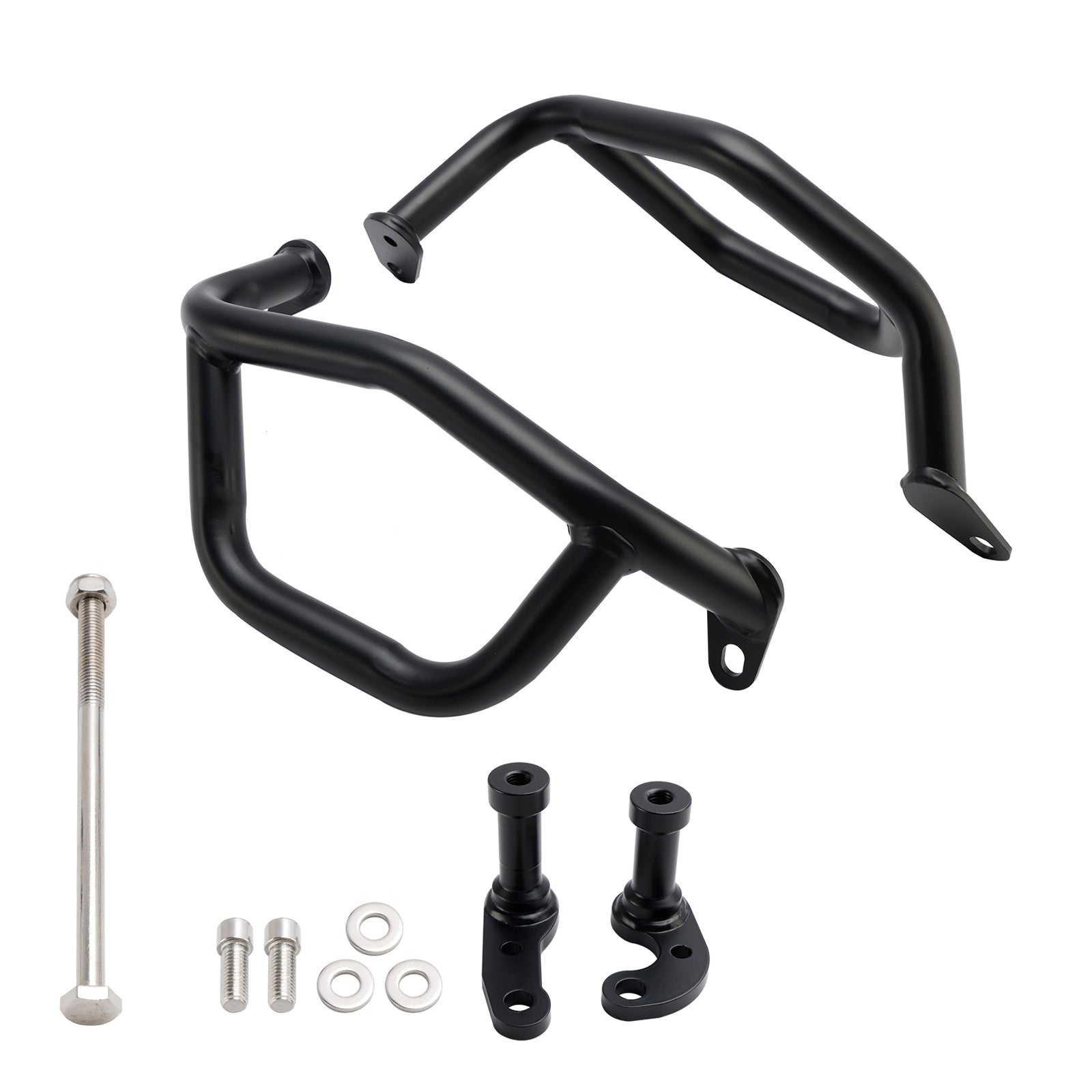 Crash Bar Lower Engine Guard Steel Frame Fit Silver For Honda Nx400 Nx500 24