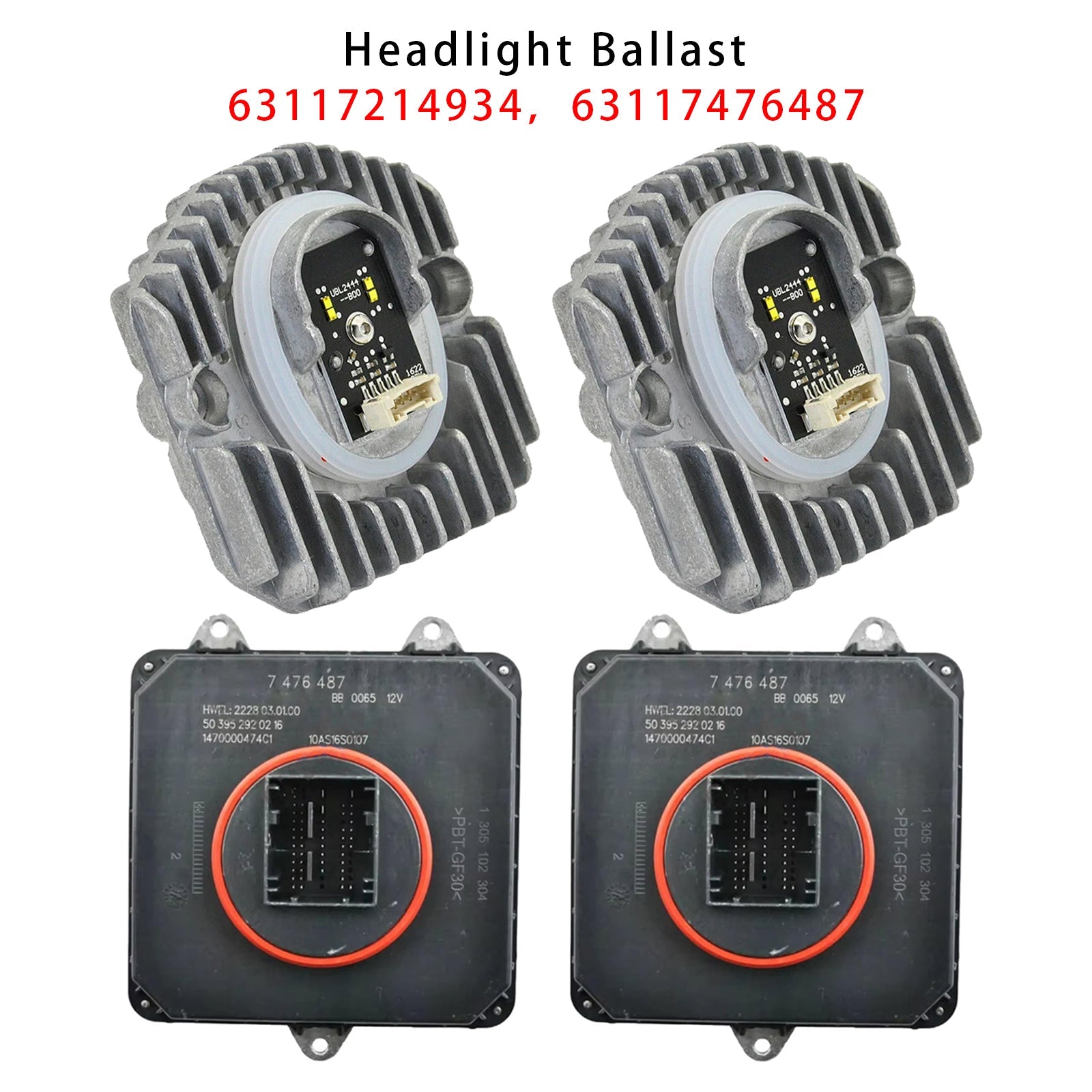 2017-2019 BMW 5 Series G30 Low Version LED Headlight Ballast 63117214934