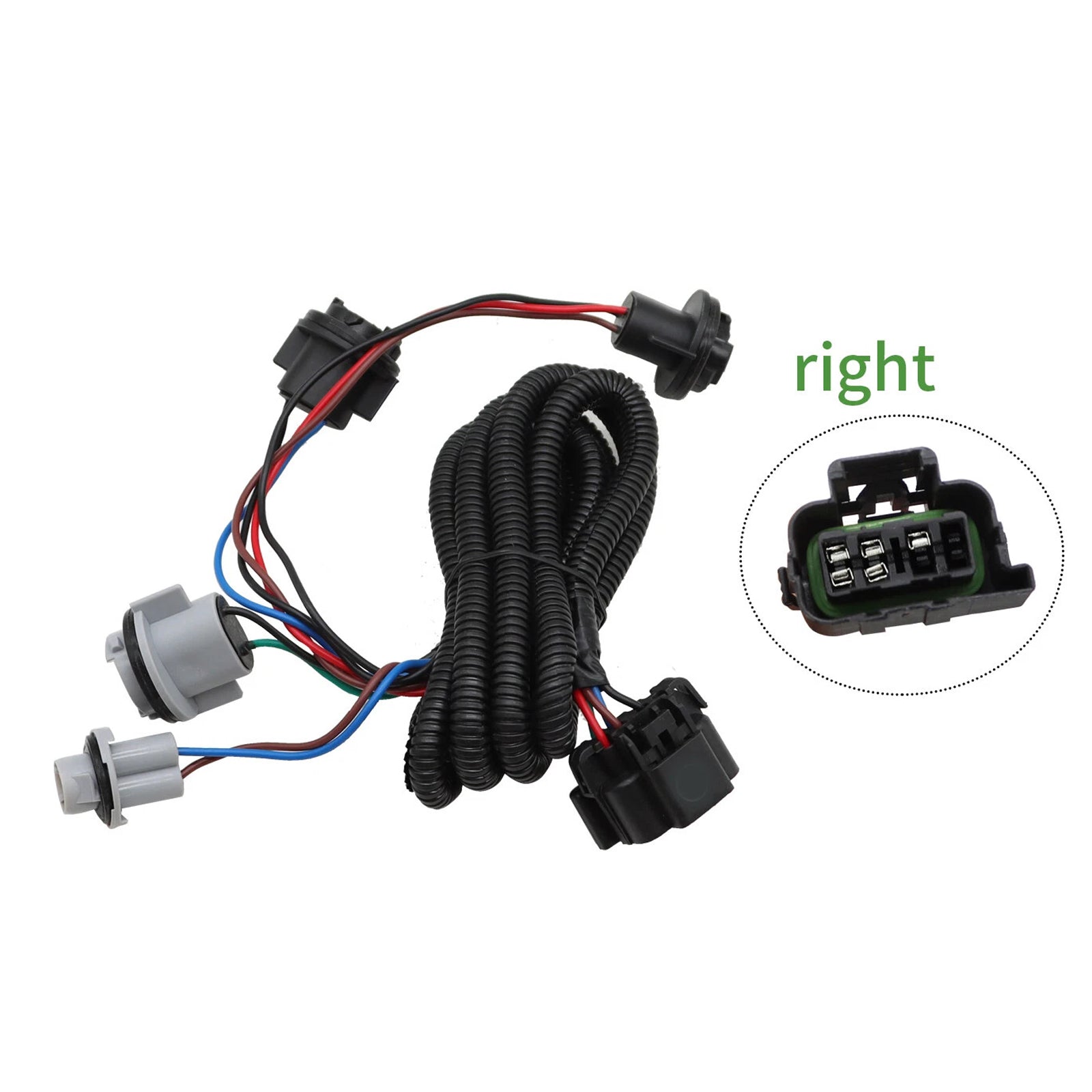 2PCS LH+RH Tail Harness Light For Chevy Silverado 1500 2500 3500 HD 2003-2006