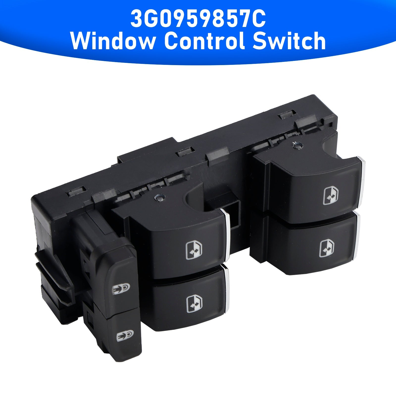 3G0959857C Window Control Switch for VW Touran 2016-2021 Touareg 2018-2021