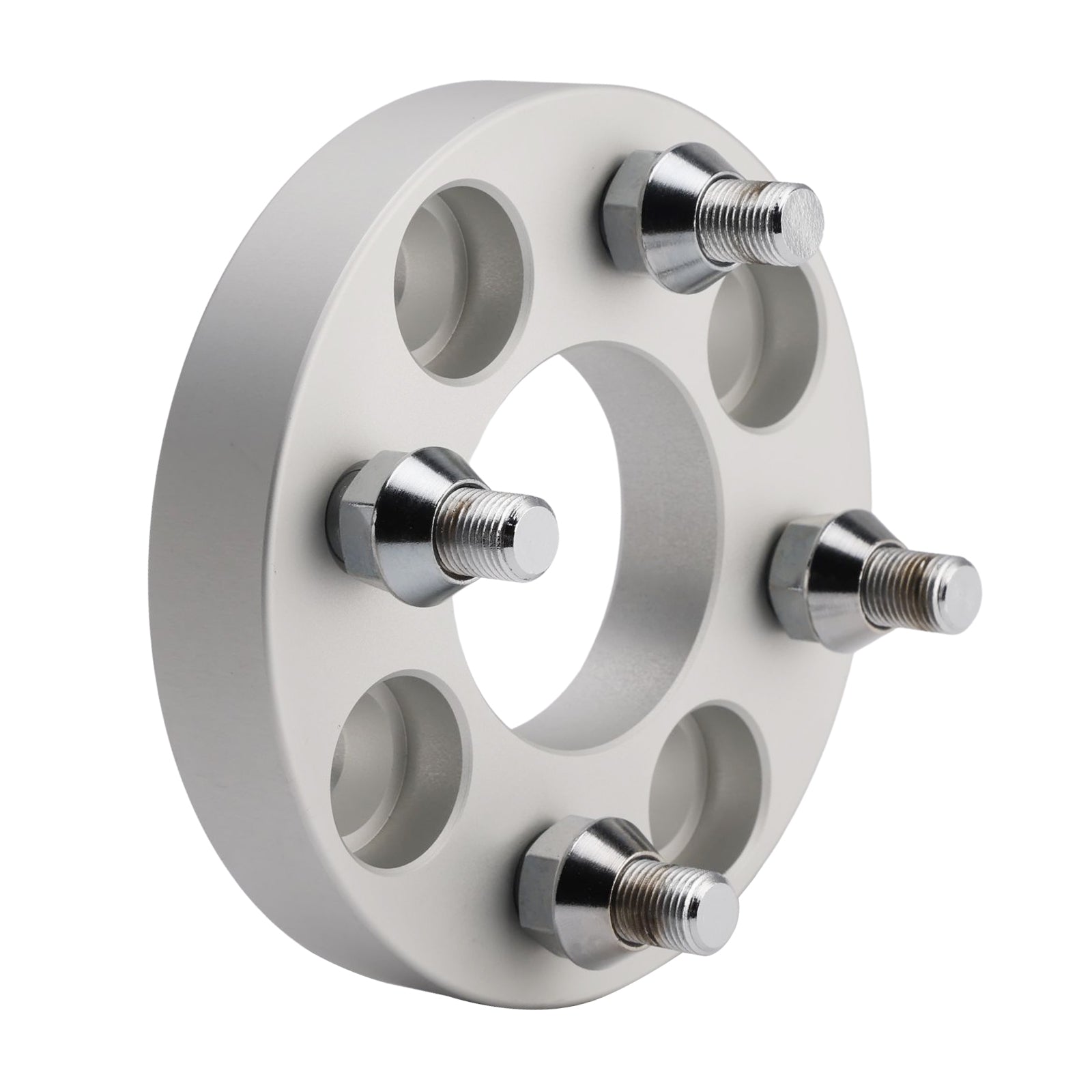 1" Wheel Spacers Kit Cable Golf Carts Lug Nuts Silver For Yamaha Club Car Ezgo