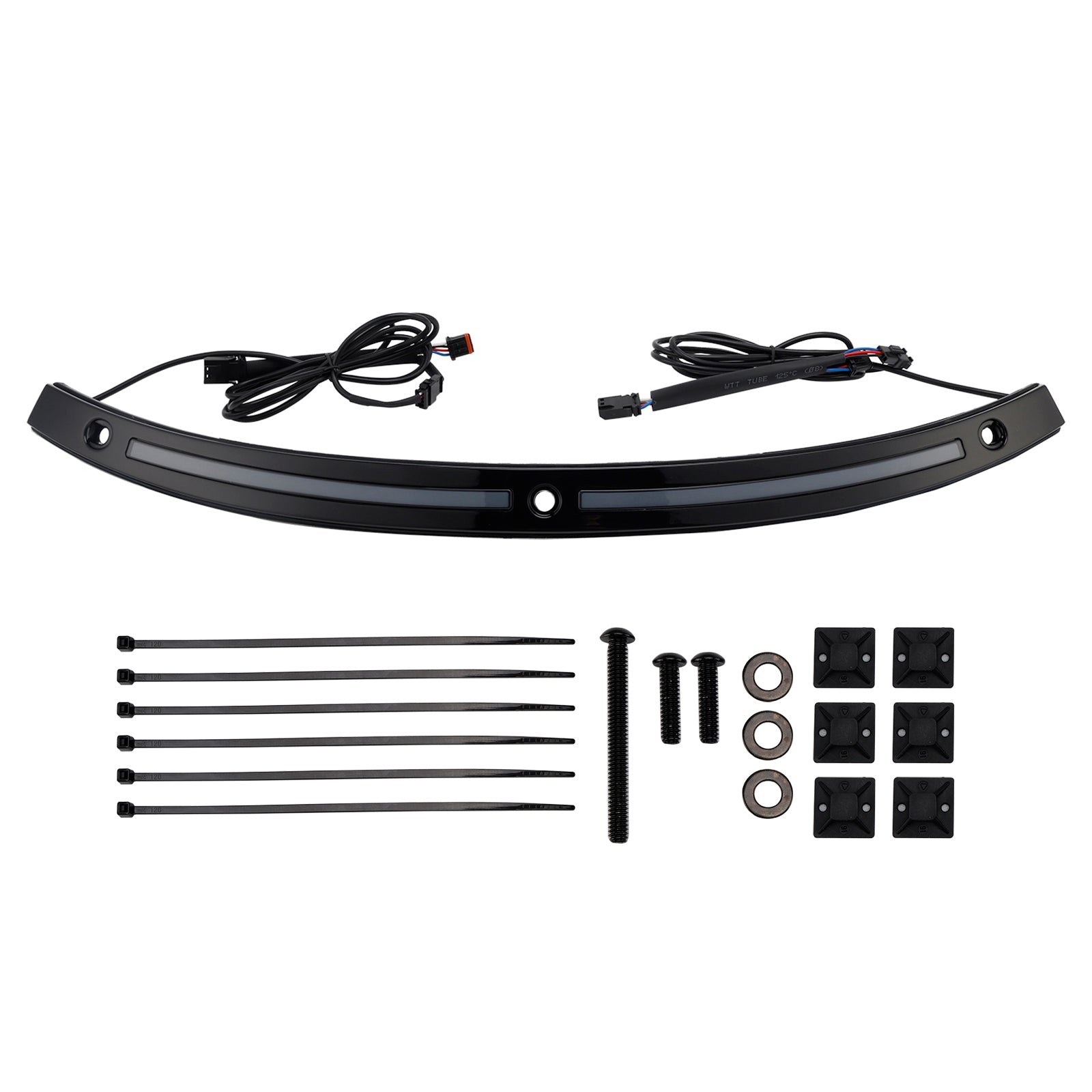 2014+Touring Electra Glide Street Glide Ultra Limited LED Running Turn Signal Light Windshield Trim