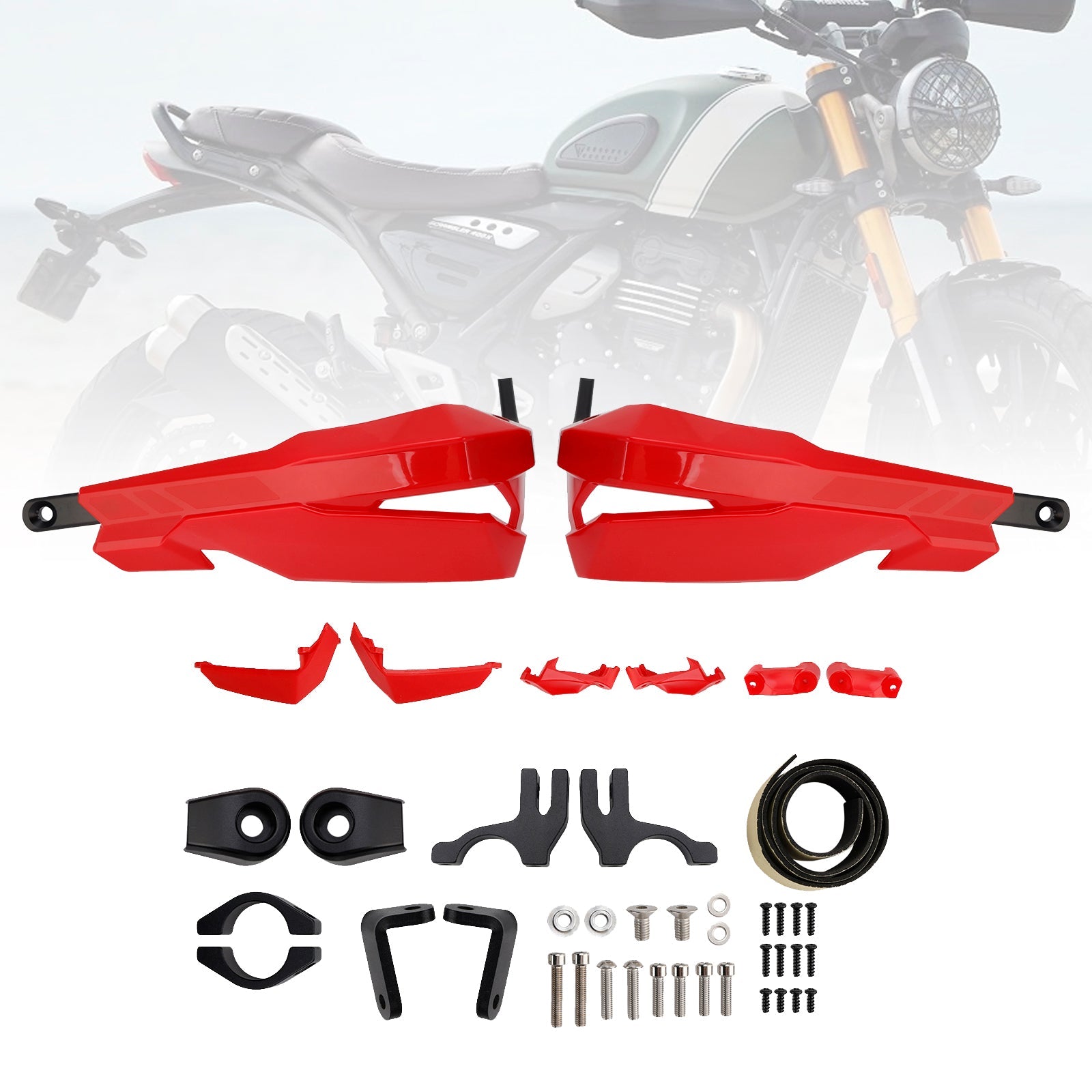 2024-2025 SCRAMBLER 400 X Handguard Protector