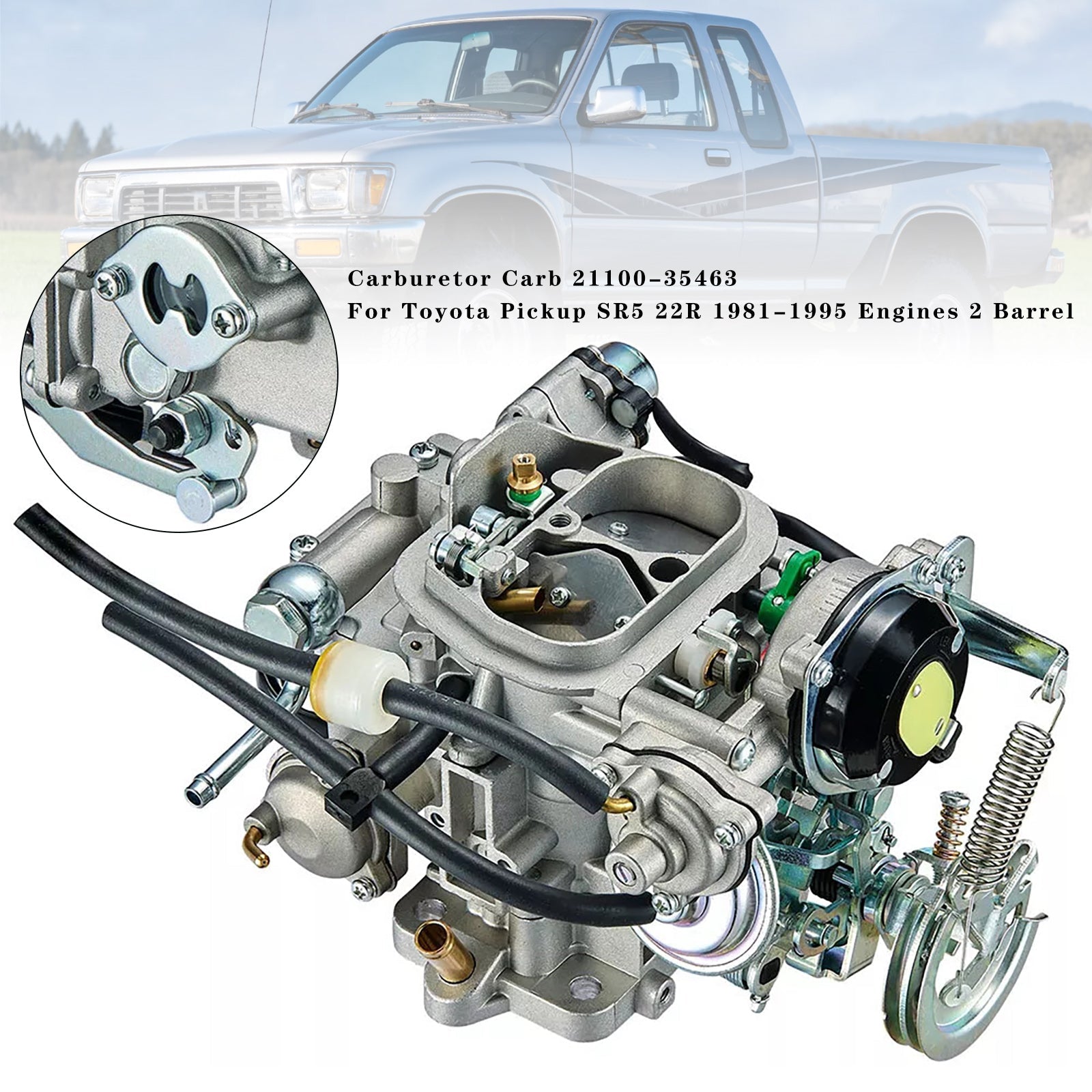 Carburetor Carb 21100-35463 For Toyota Pickup SR5 22R 1981-1995 Engines 2 Barrel