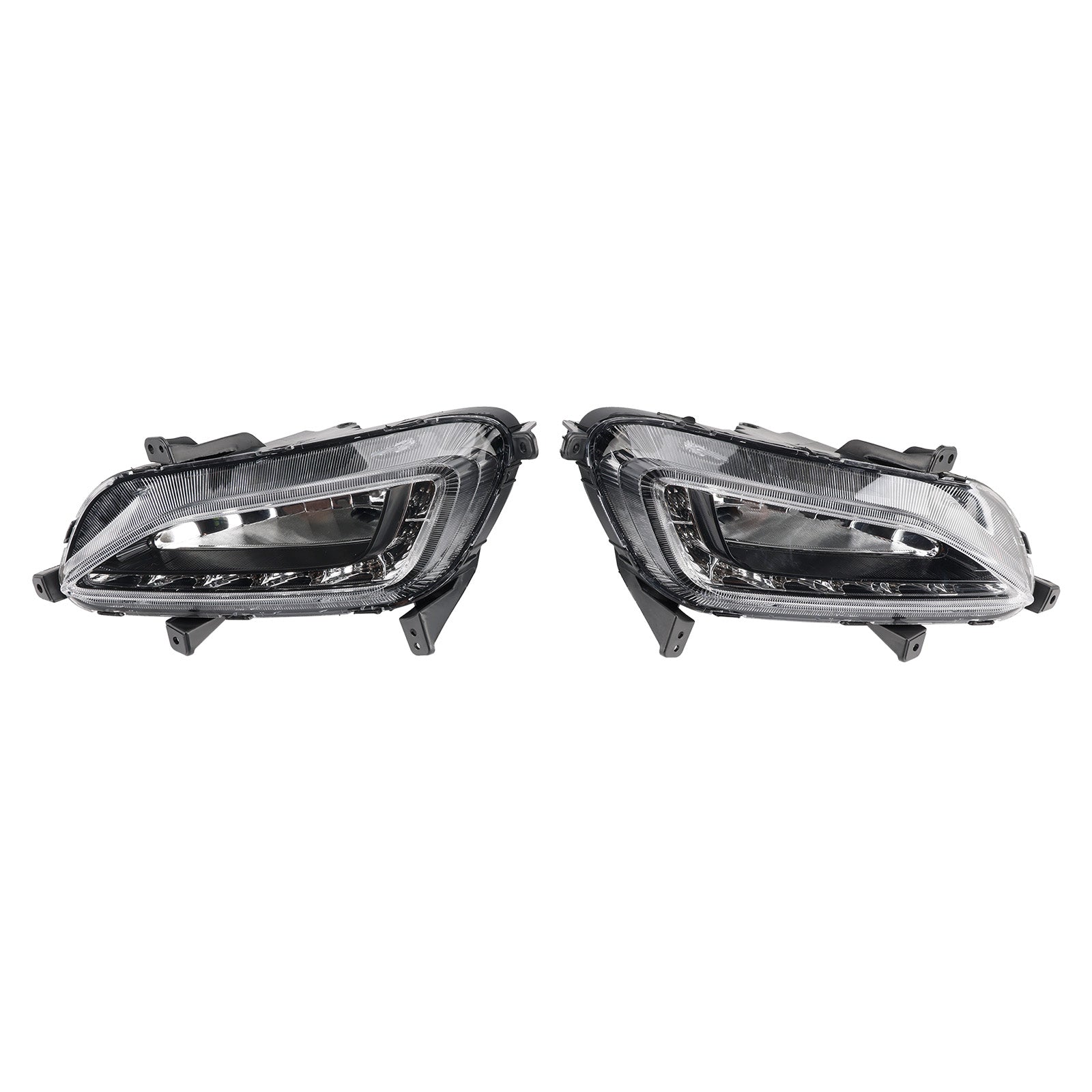 2016-2018 Hyundai Tucson LED Fog Lights Front Bumper Lamps with DRL 86525-D3200 5000K-7000K